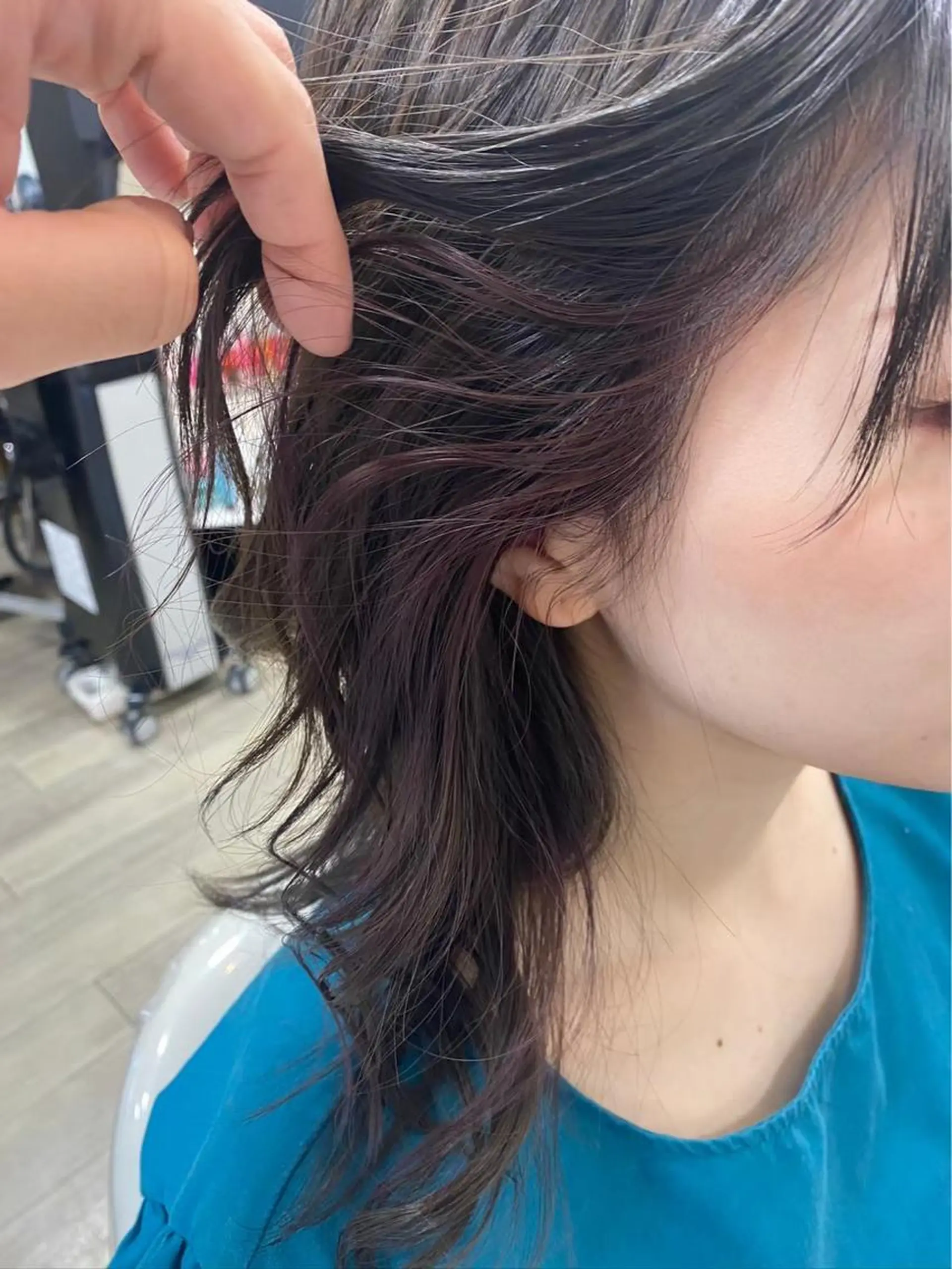 セミロング カラー カット ヘアカラー トリートメント 市川 博紀 店長のヘアスタイル
