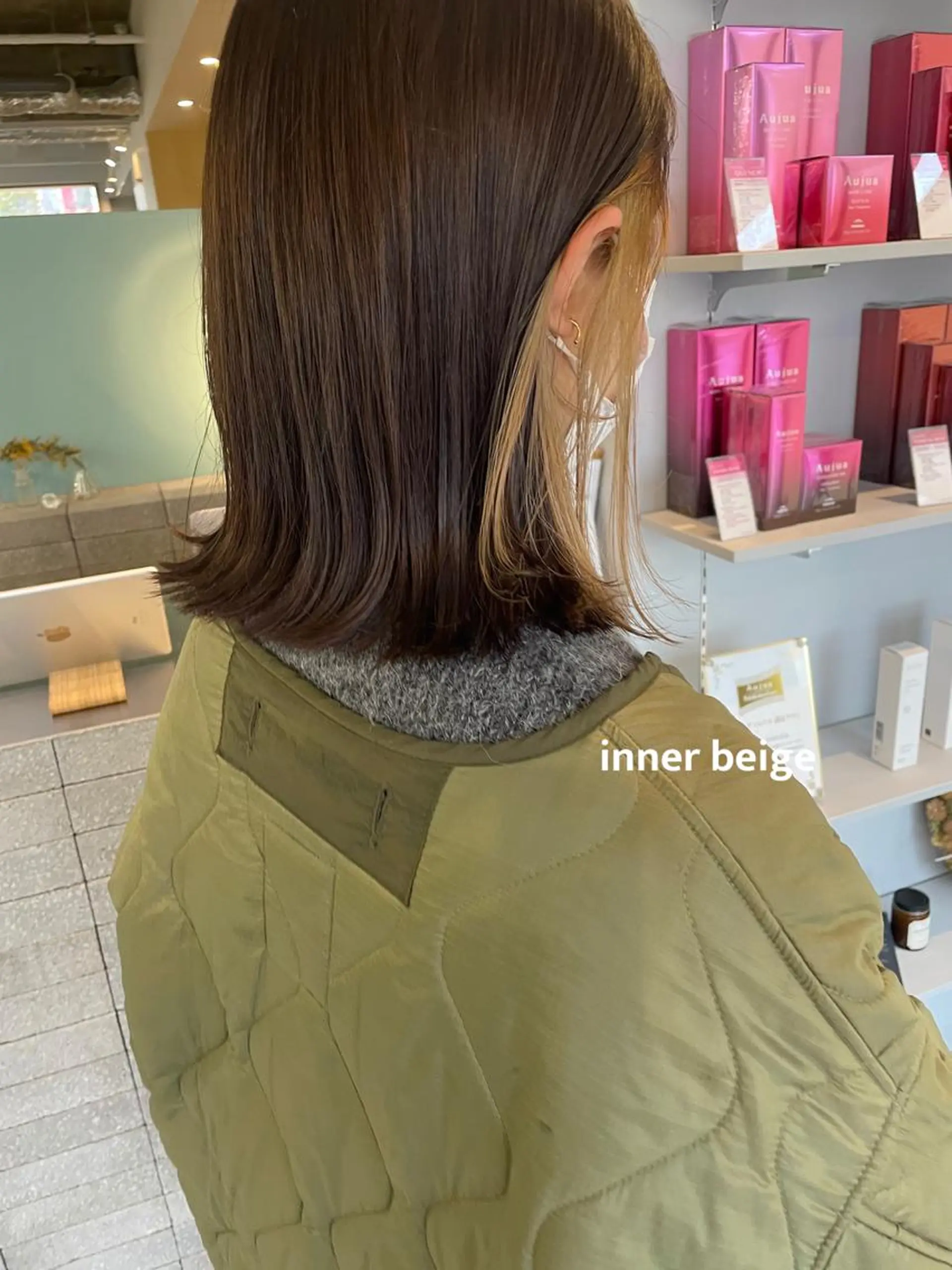 セミロング カラー パーマ メンズ メンズブリーチ ブリーチ cipre miyabiのヘアスタイル