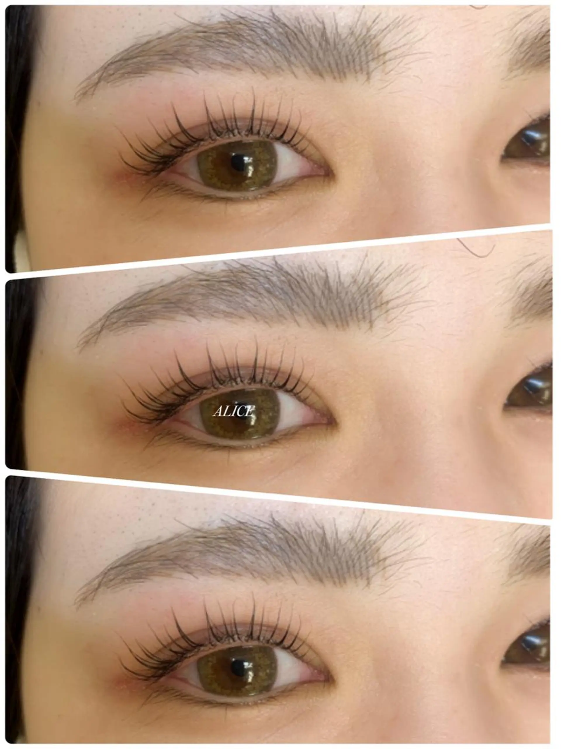 マツエク・マツパ パリジェンヌラッシュリフト LinoMoa 蒲田店のマツエク・マツパデザイン