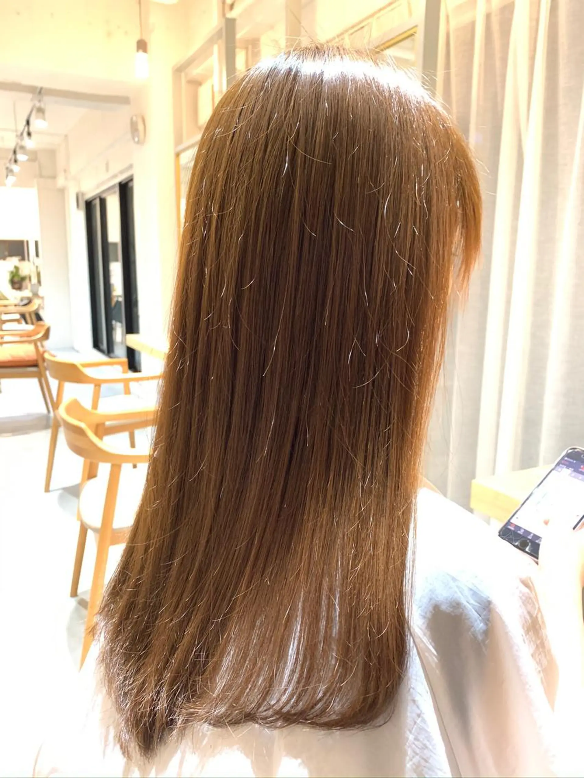 セミロング ✨髪質改善　美髪✨ 縮毛　井上 大誠のヘアスタイル