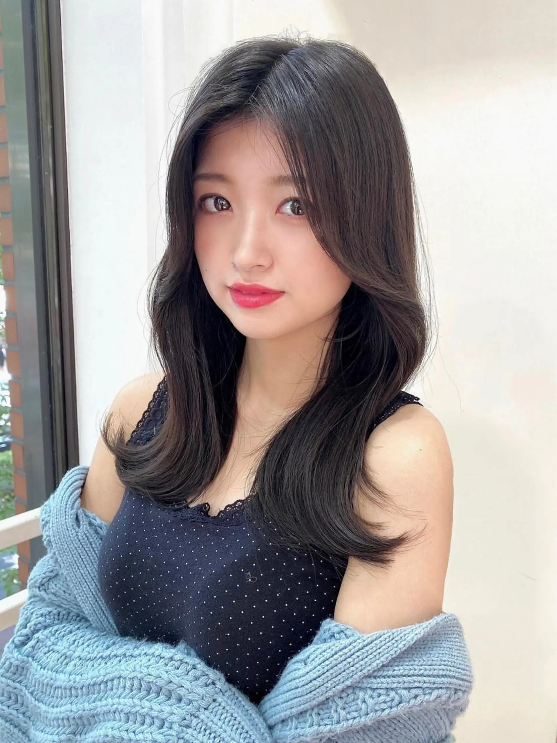 ロング カラー ヘアアレンジ 透明感カラー 古山 結季🌙🖤のヘアスタイル