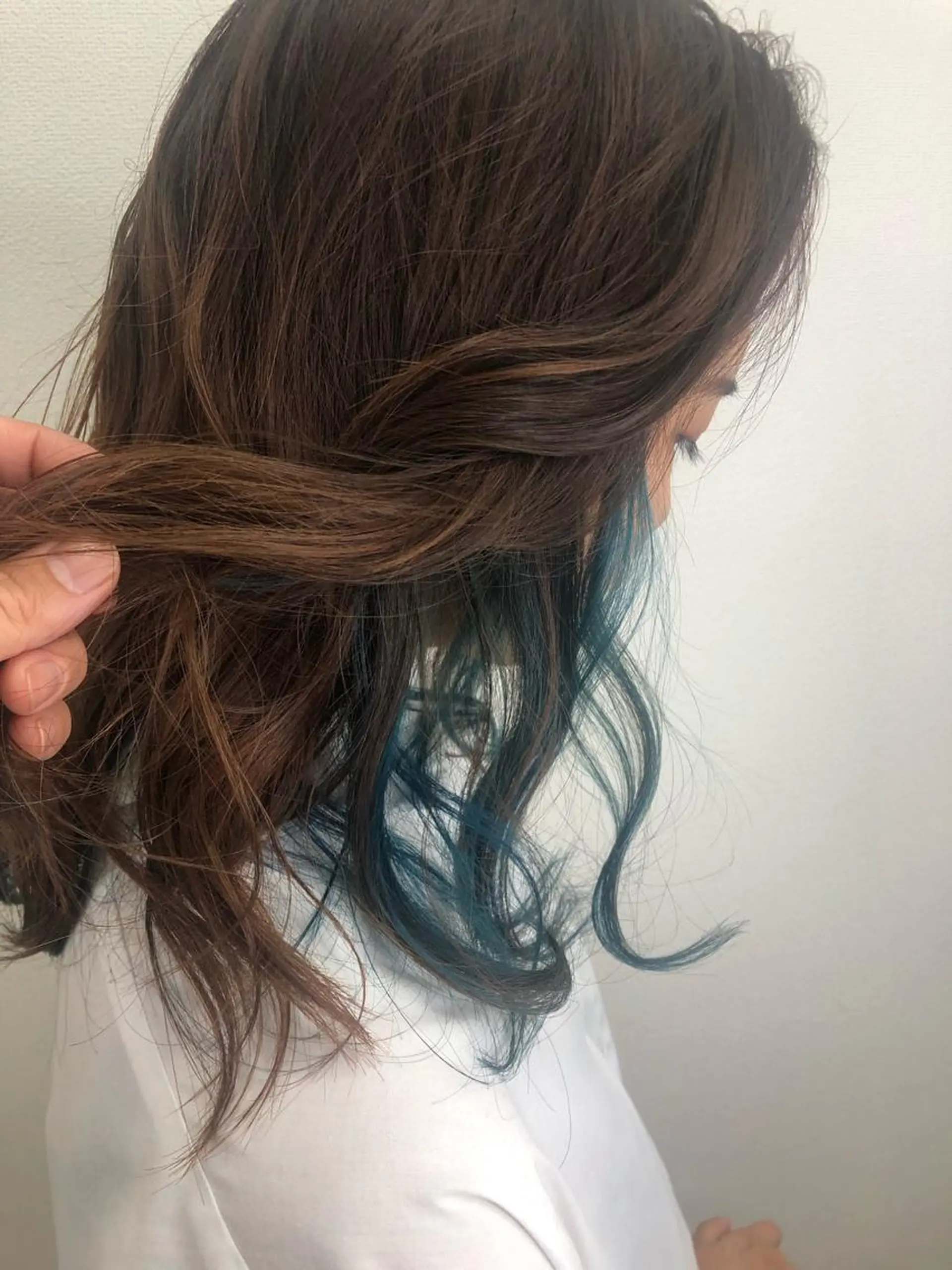 セミロング 髪質改善ayame 横山諒のヘアスタイル