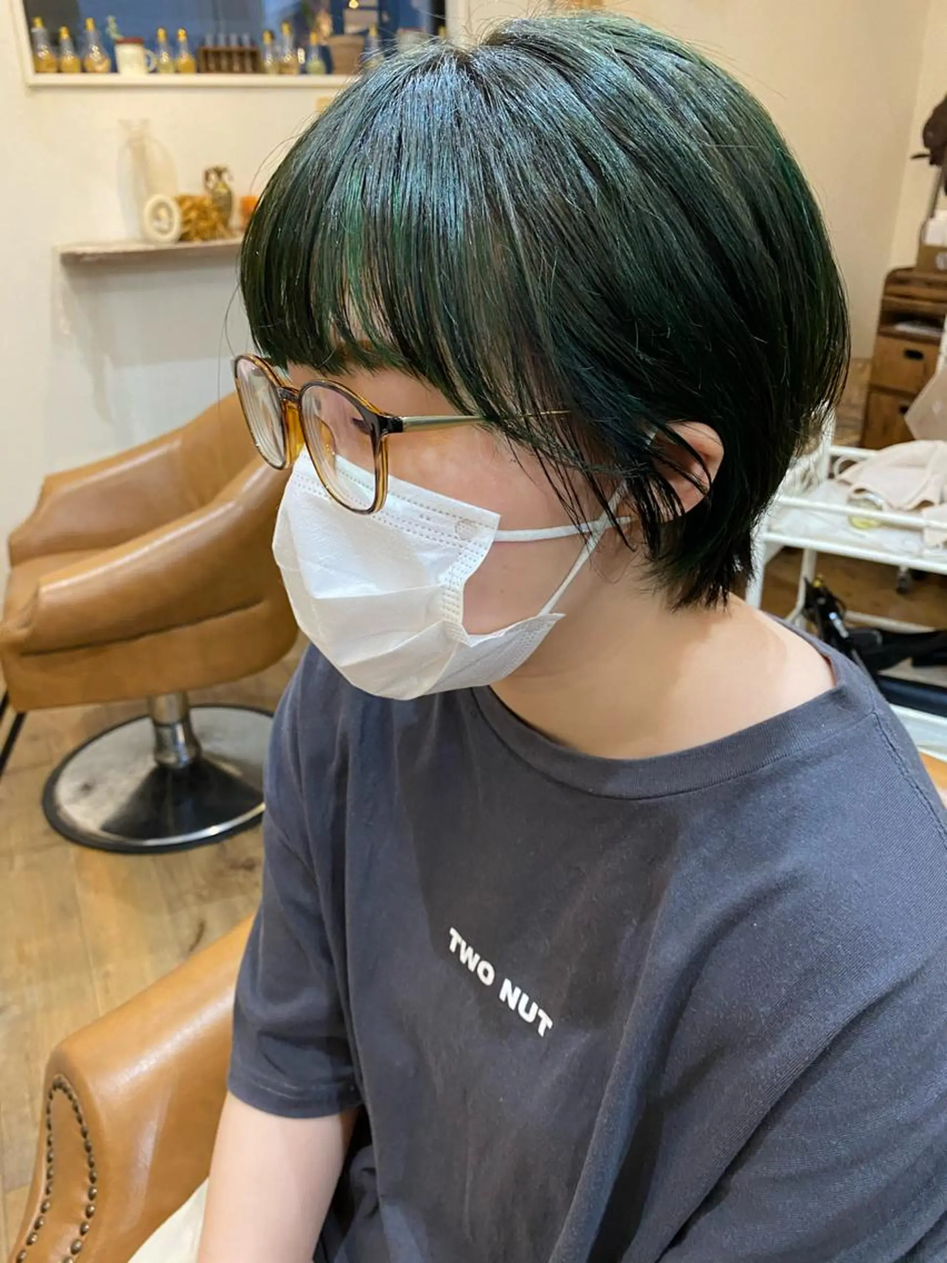 ショート カラー ベージュカラー ブリーチ インナーカラー カット ヘアカラー トリートメント 【浜松・豊橋】 ニシモトのヘアスタイル