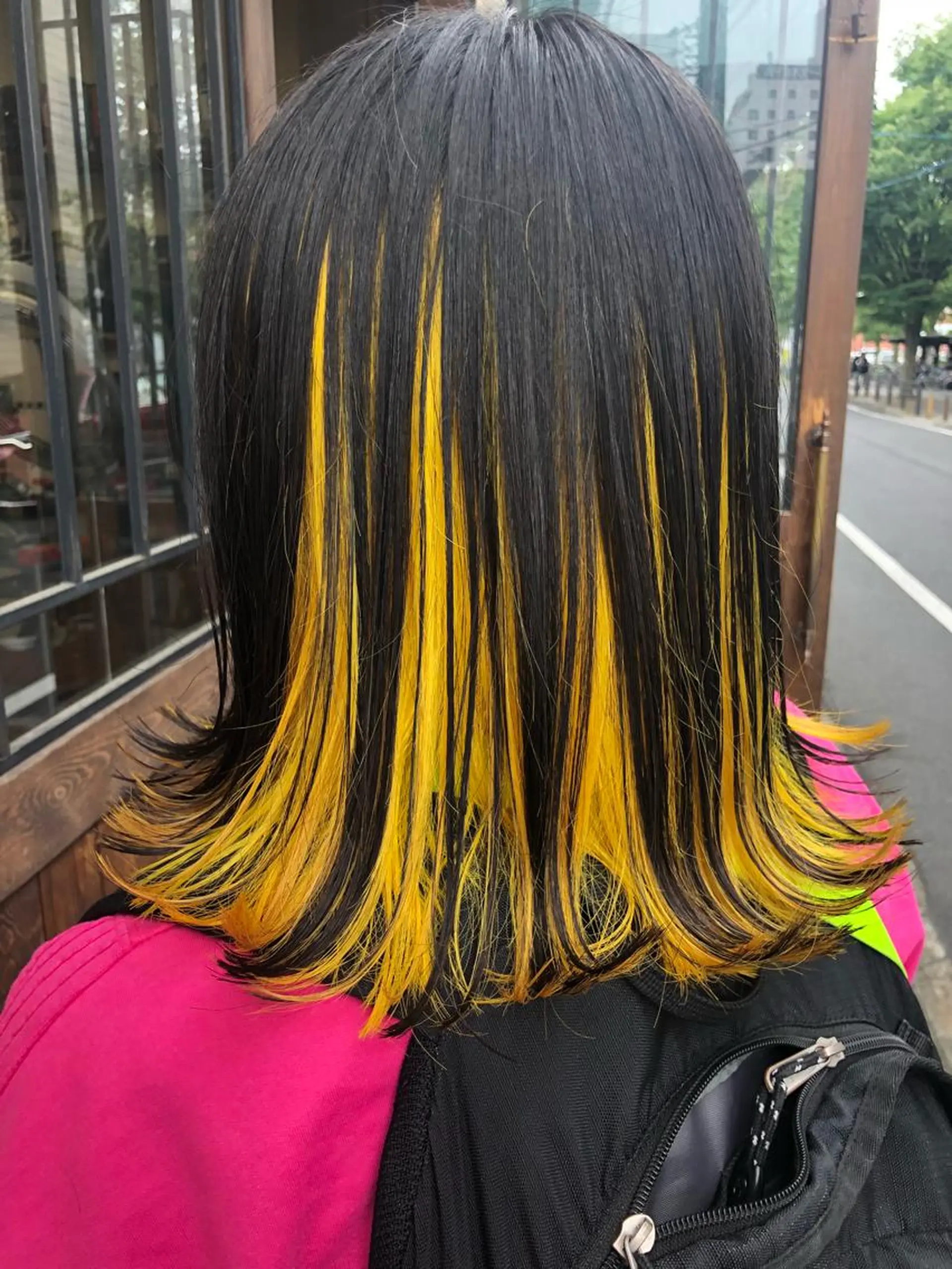 ミディアム カラー 國次 夕貴のヘアスタイル