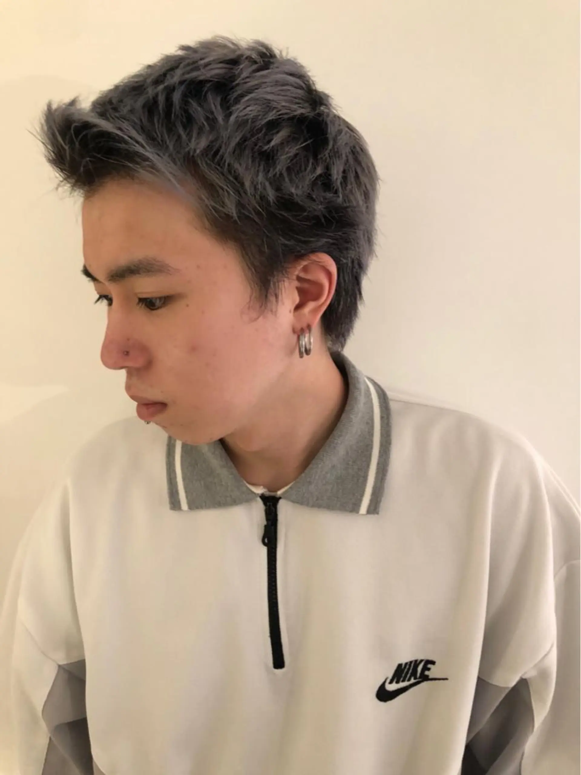 カラー ブリーチカラー🎀 韓国風/寺門美優のヘアスタイル