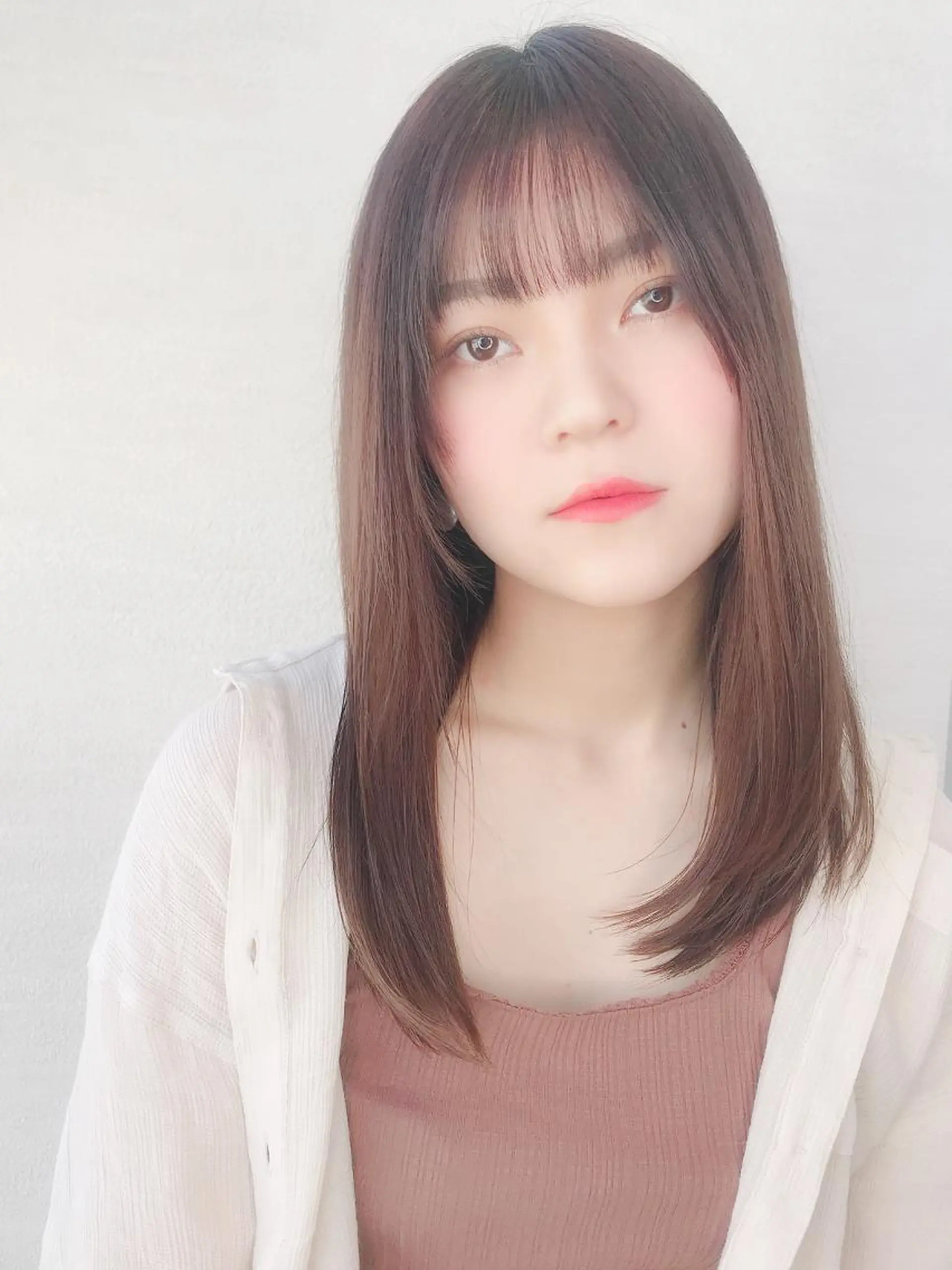 セミロング cnナカオ有松店 山本鷹亨のヘアスタイル