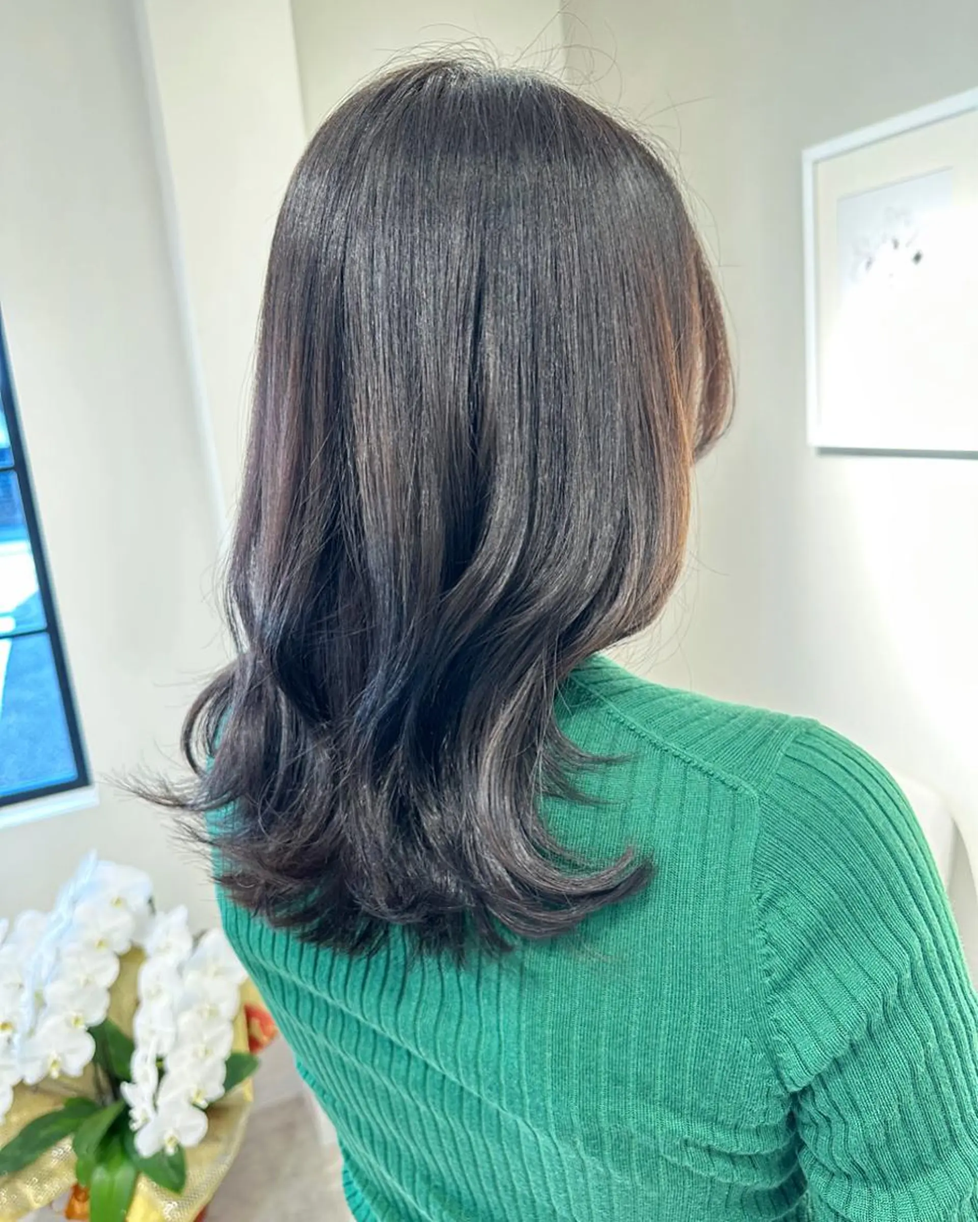 ロング 髪質改善 カット ヘアカラー トリートメント 荒木 ひろかのヘアスタイル