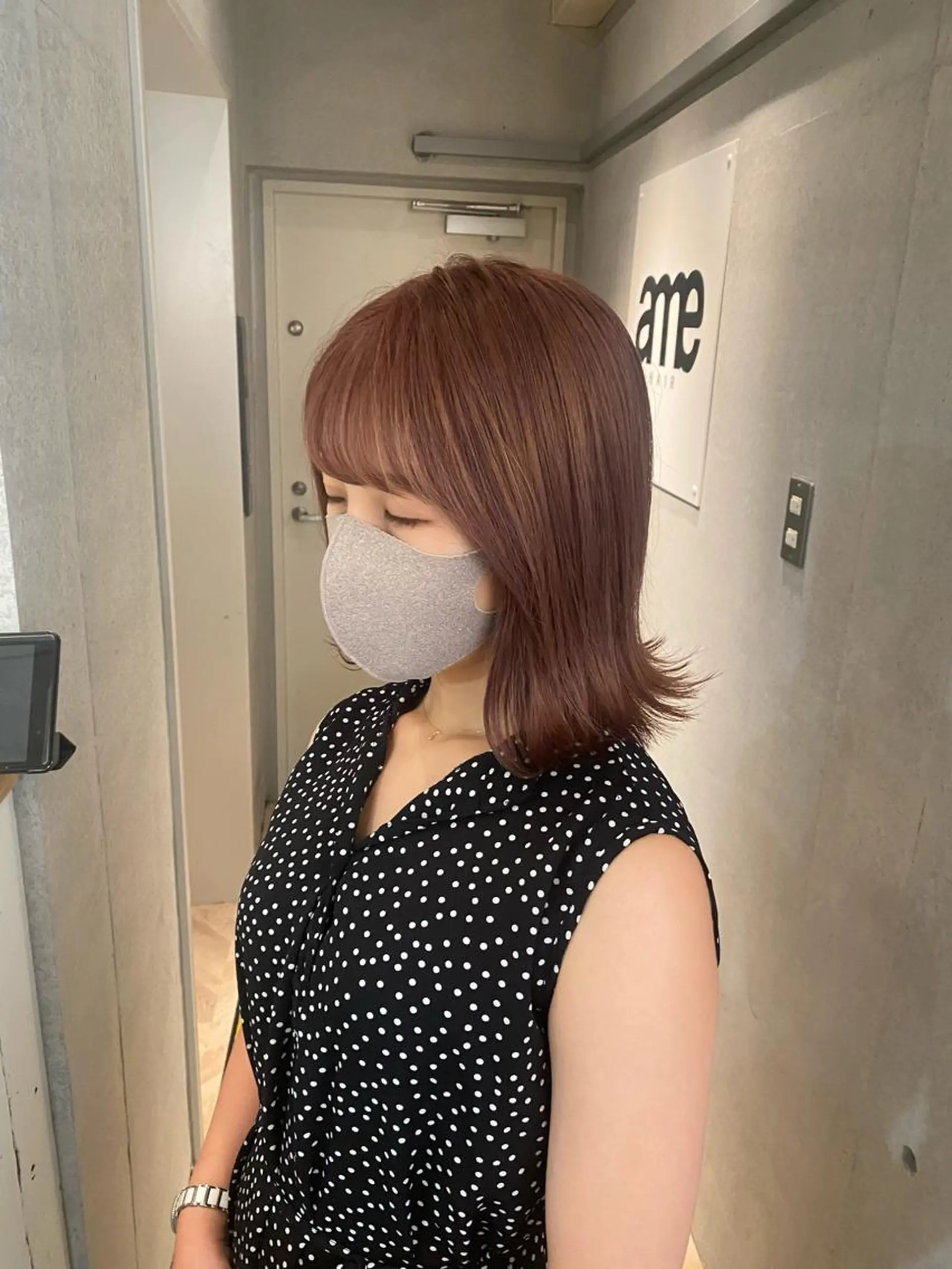 ミディアム カット パーマ トリートメント 西山 恵太郎のヘアスタイル