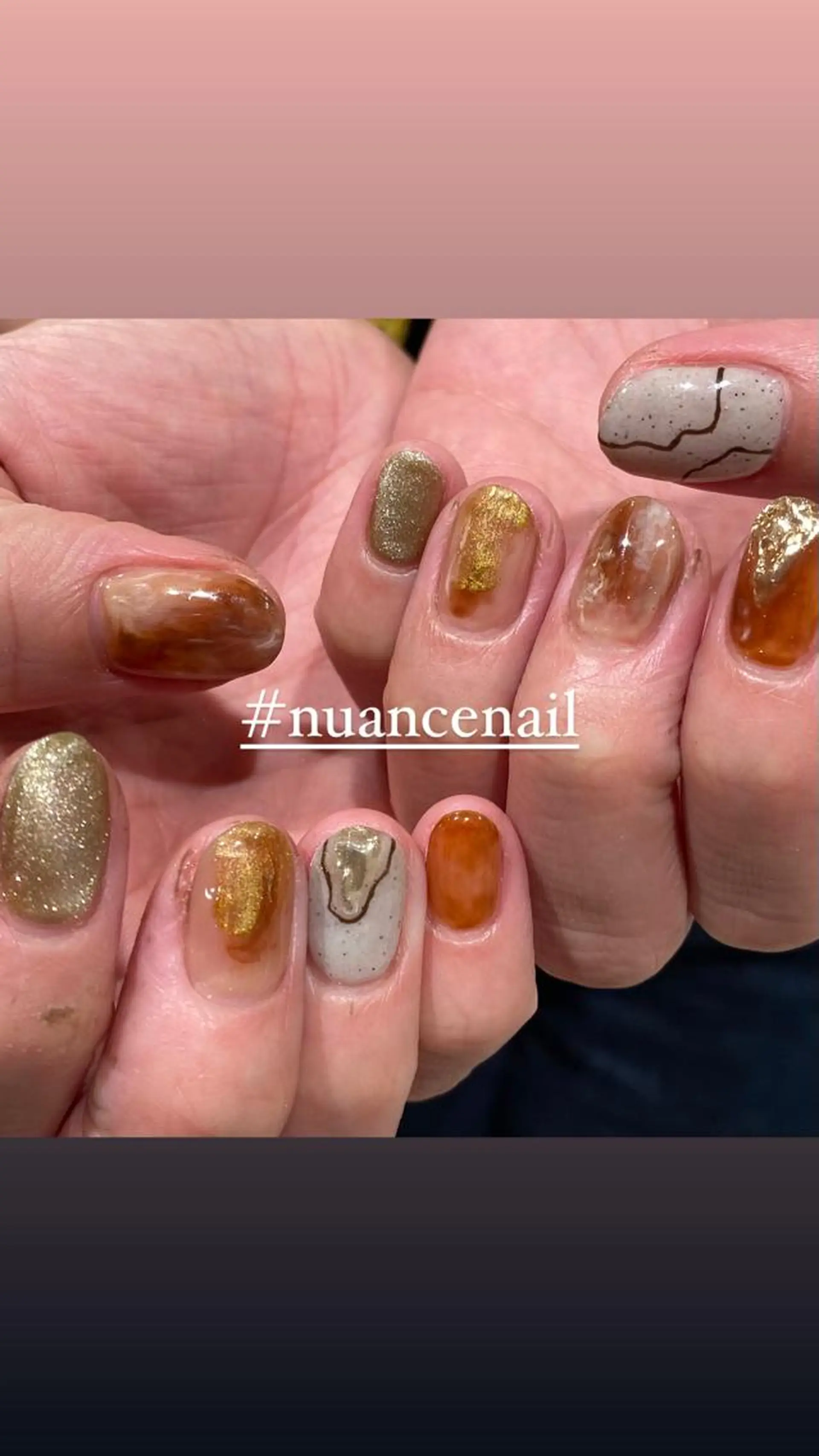 ネイル ニュアンスネイル ハンドネイル 淡色ネイル 🎀moeのネイルデザイン