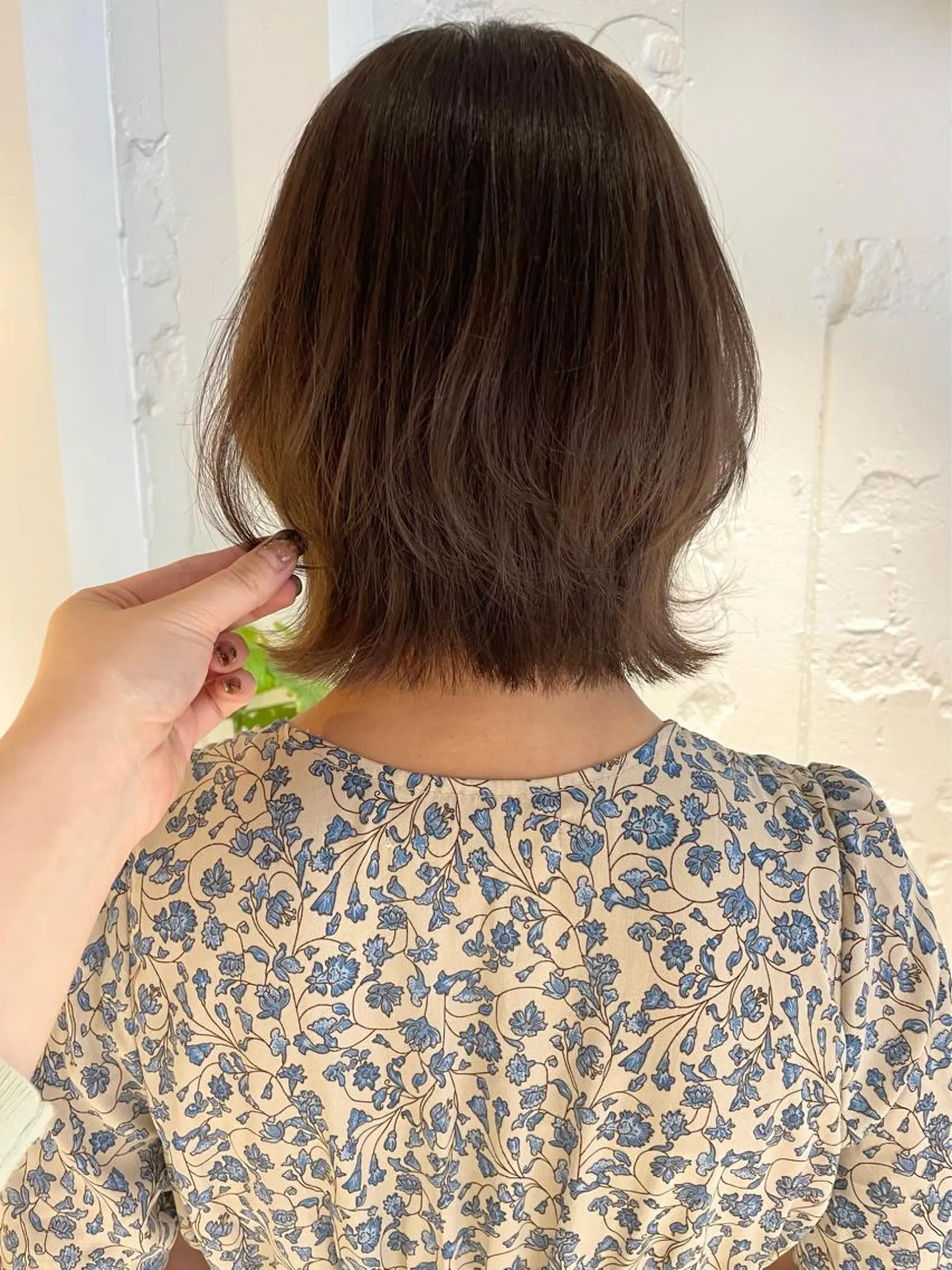 ミディアム カラー カット ヘアカラー トリートメント 🩰オリーブ/ ベージュ松本咲花🩰のヘアスタイル