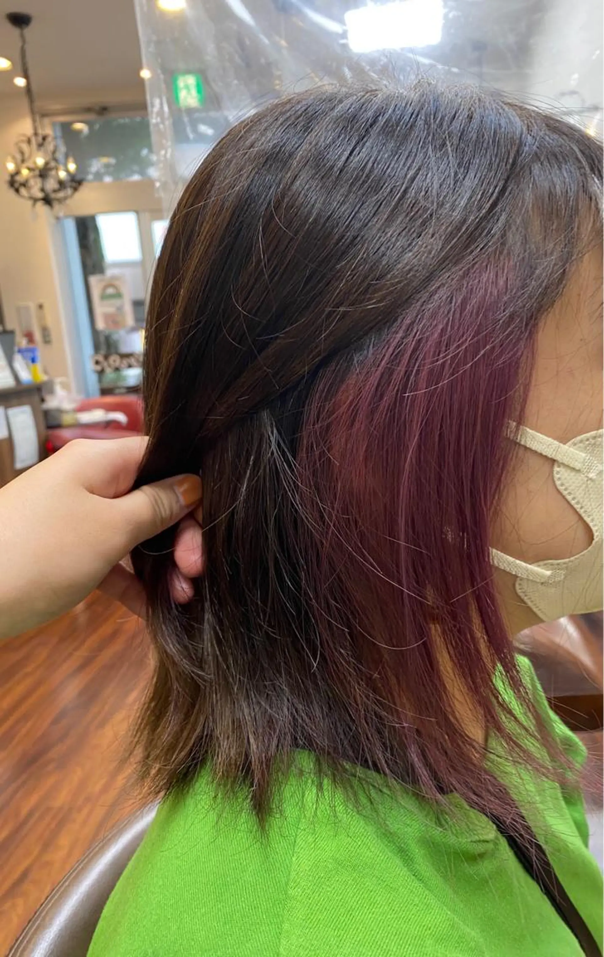 ミディアム カラー インナーカラー 艶カラー /Chitose🎀のヘアスタイル