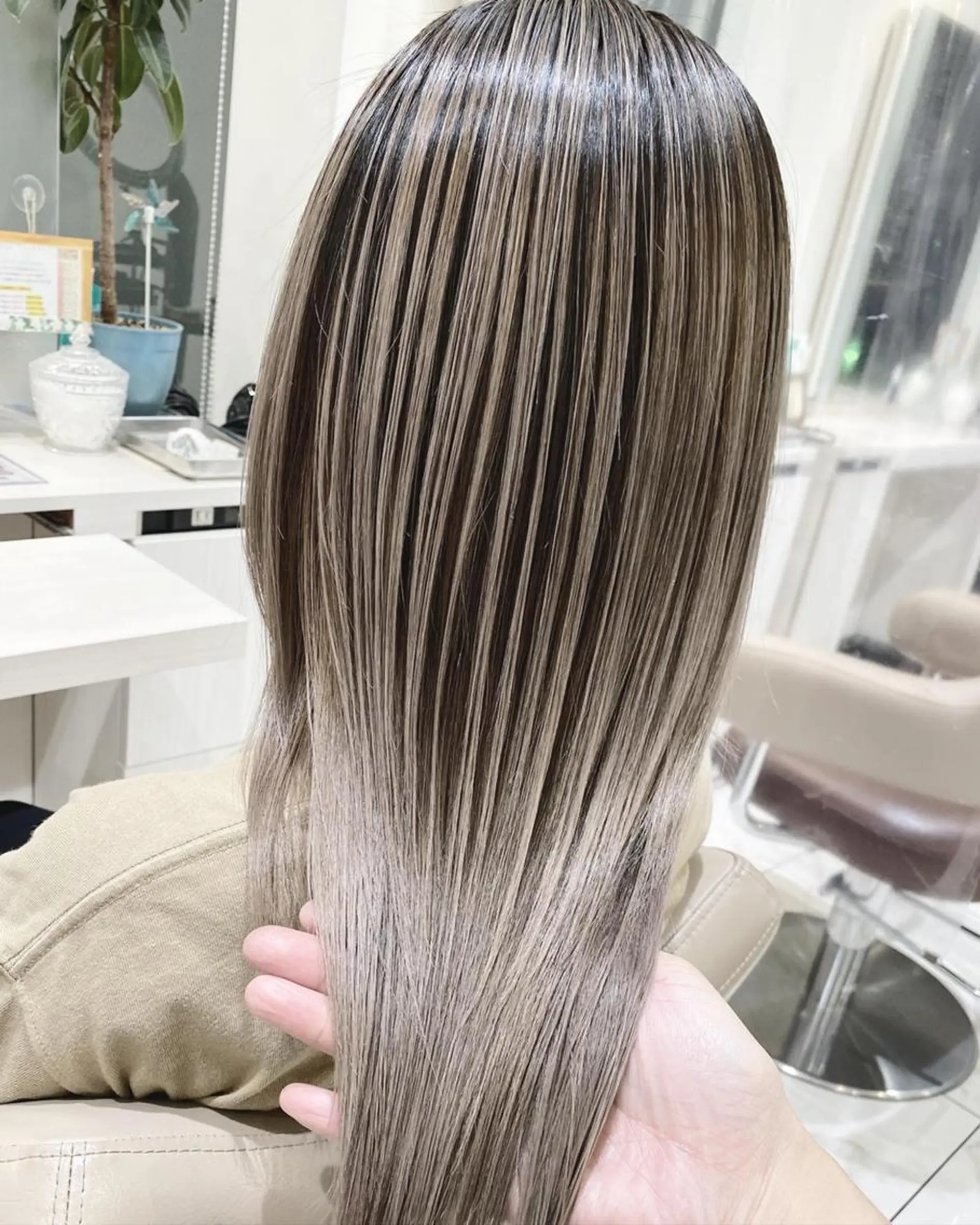 ロング カラー 髪質改善 ヘアカラー トリートメント 高橋凜/髪質改善/ 縮毛矯正/カラーのヘアスタイル