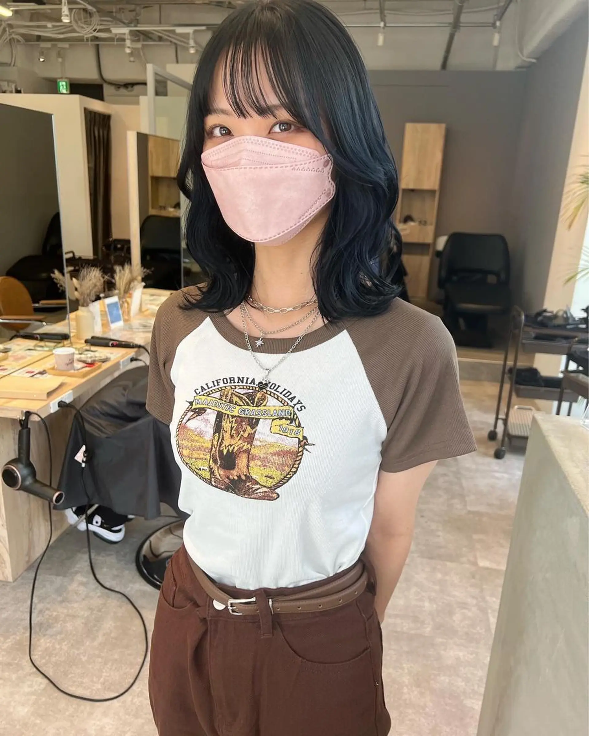 ミディアム カット ヘアカラー トリートメント mai 🌷のヘアスタイル