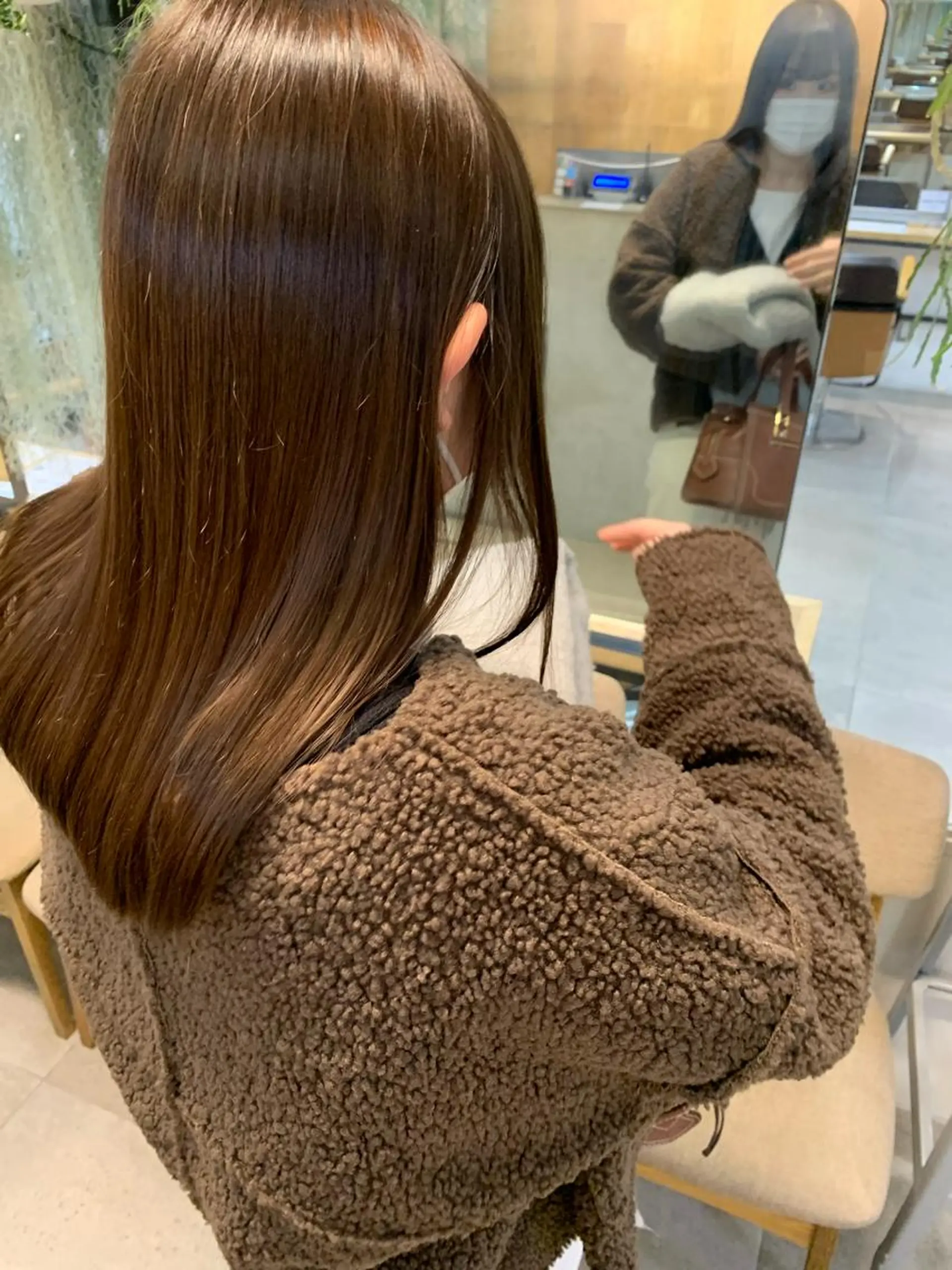 セミロング REINA☁️透明感 カラー/ぷつっと♡のヘアスタイル