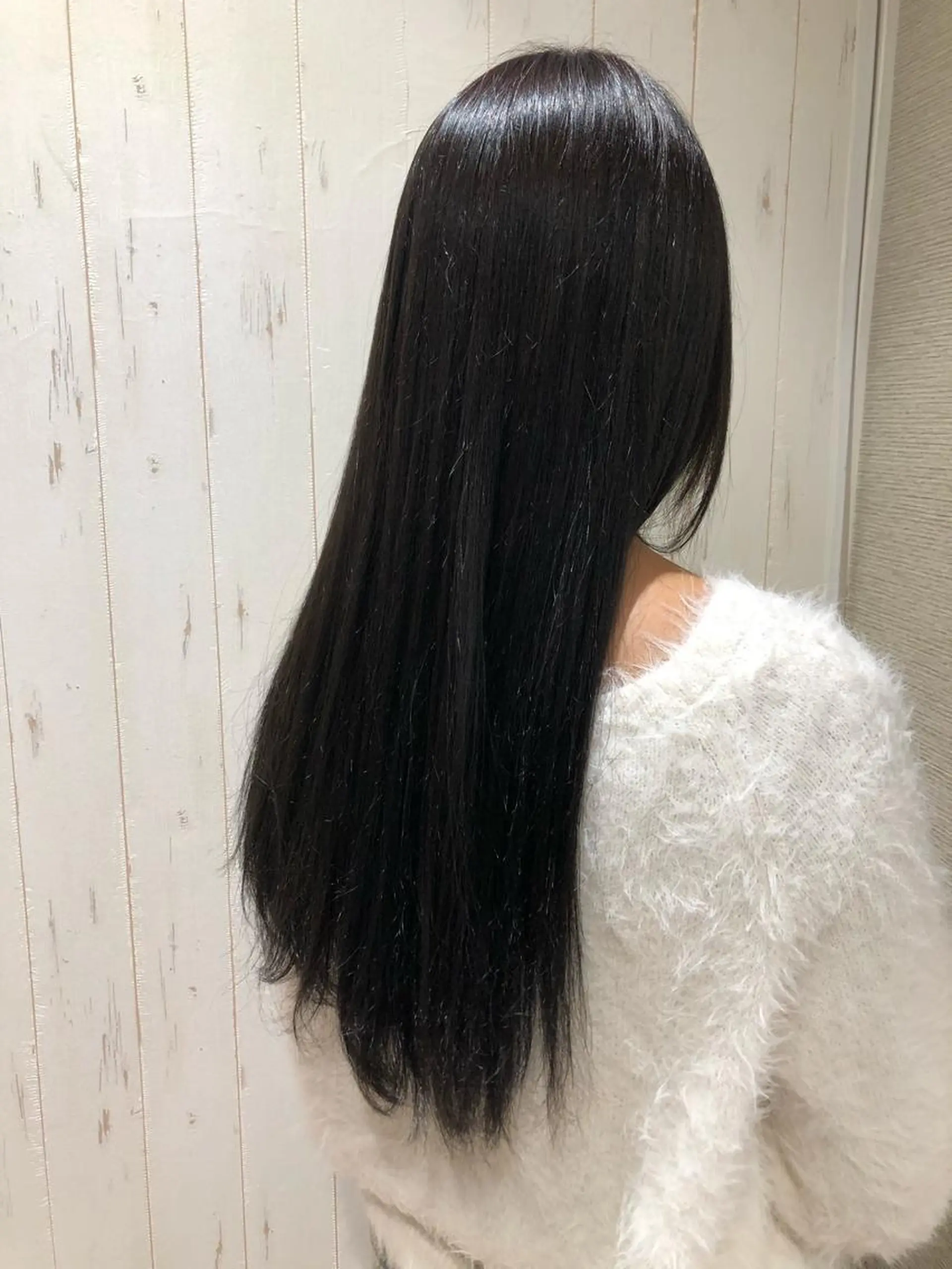 ロング カラー 黒髪 ブルーカラー ブルーブラック ブラウンカラー dogstar小林諒 パーマ/レイヤーのヘアスタイル