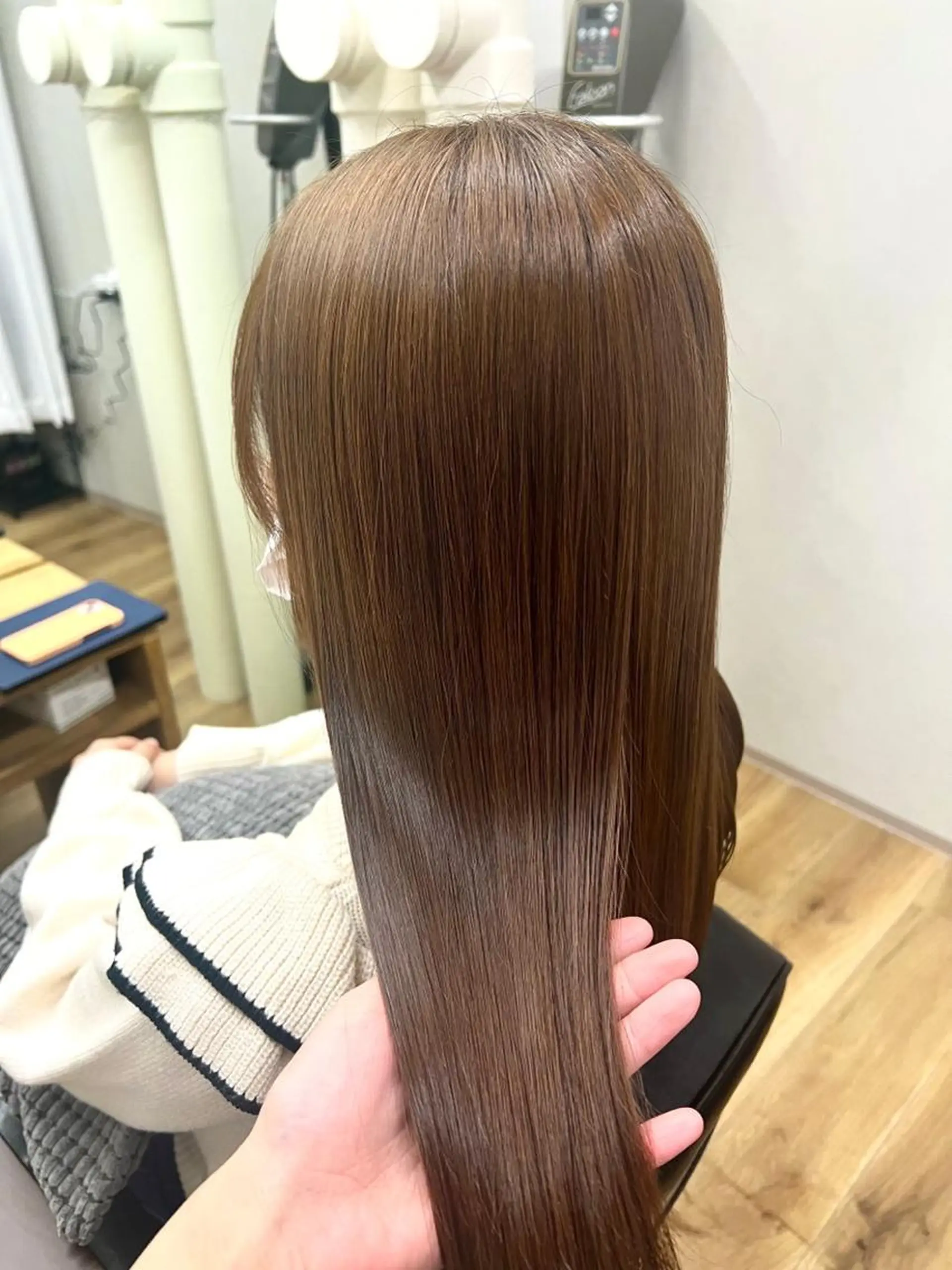 ロング カラー 有馬 葵のヘアスタイル