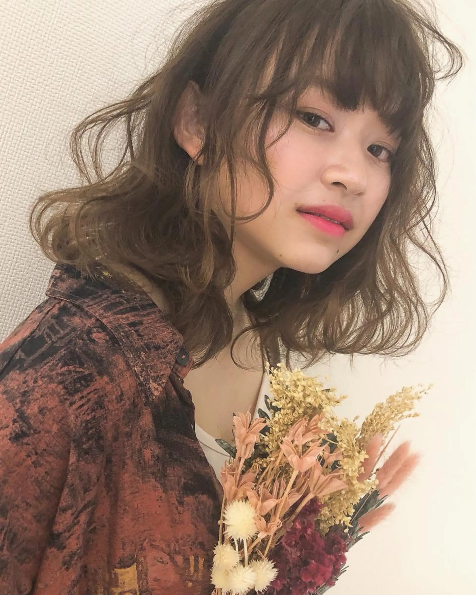 ミディアム カラー 横浜ブリーチムラ直し ハイトーン/ブリーチのヘアスタイル