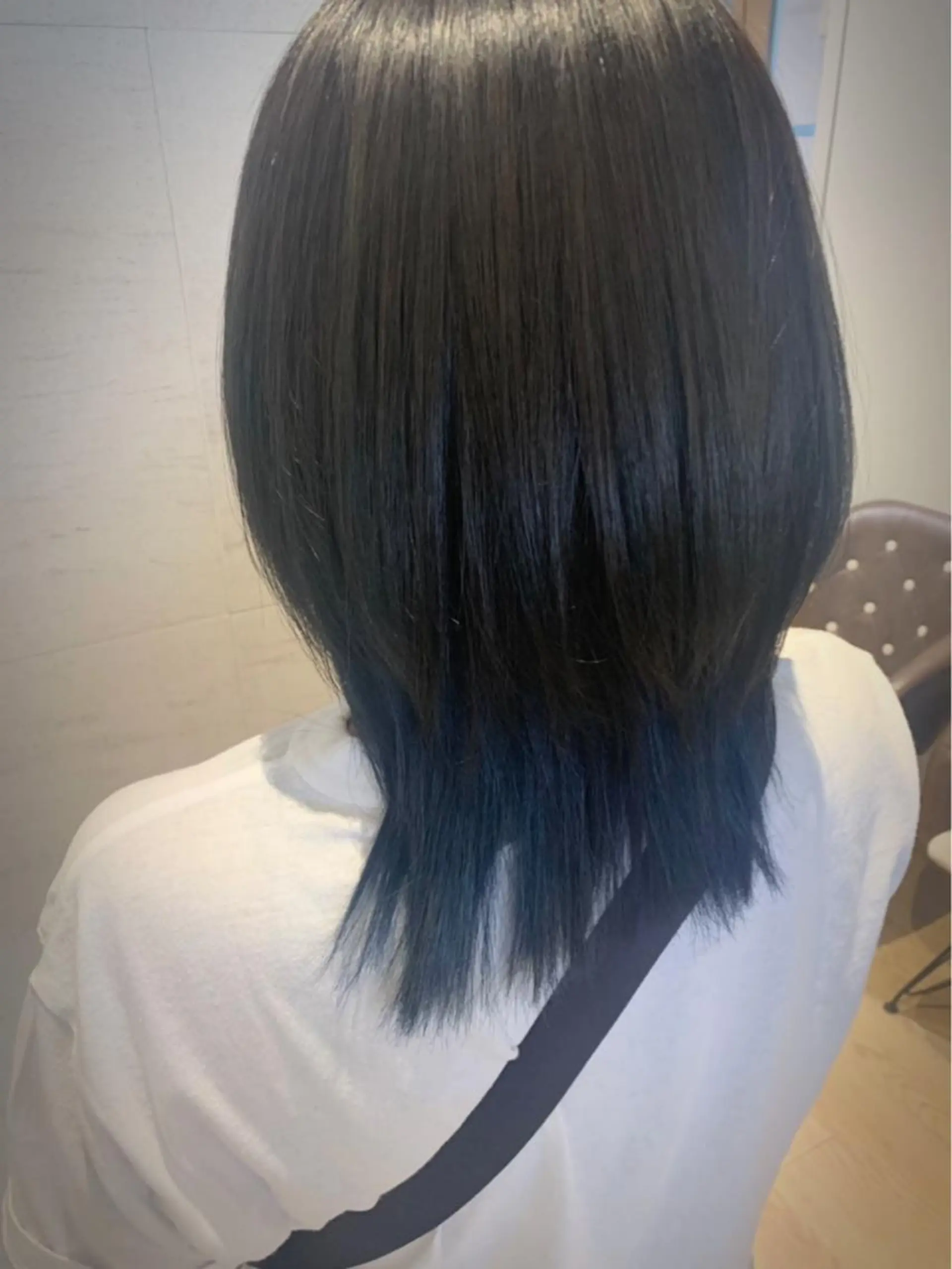 カラー アッシュ ブルーカラー ブルーアッシュ ダブルカラー 縮毛矯正✖️似合わせ 🌻ヒトミのヘアスタイル