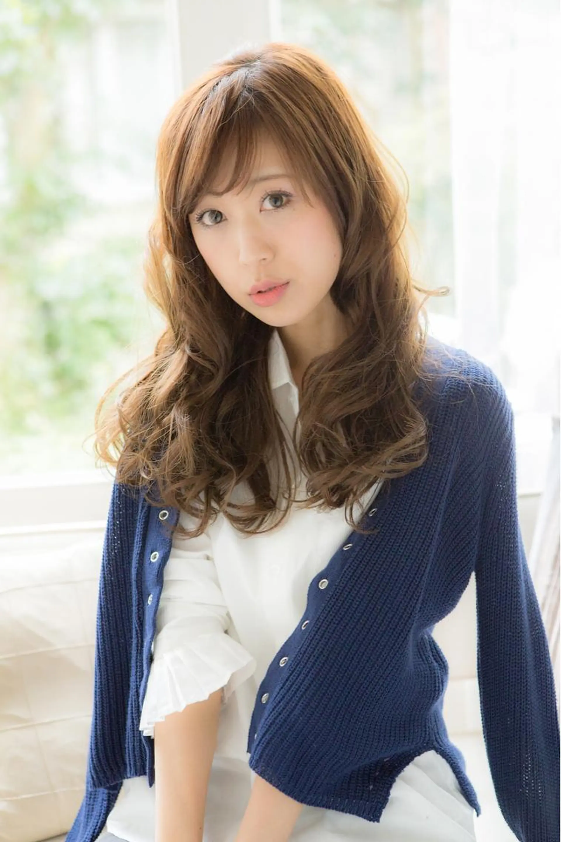 ロング カラー 透明感/ 美髪矯正/田中恭のヘアスタイル