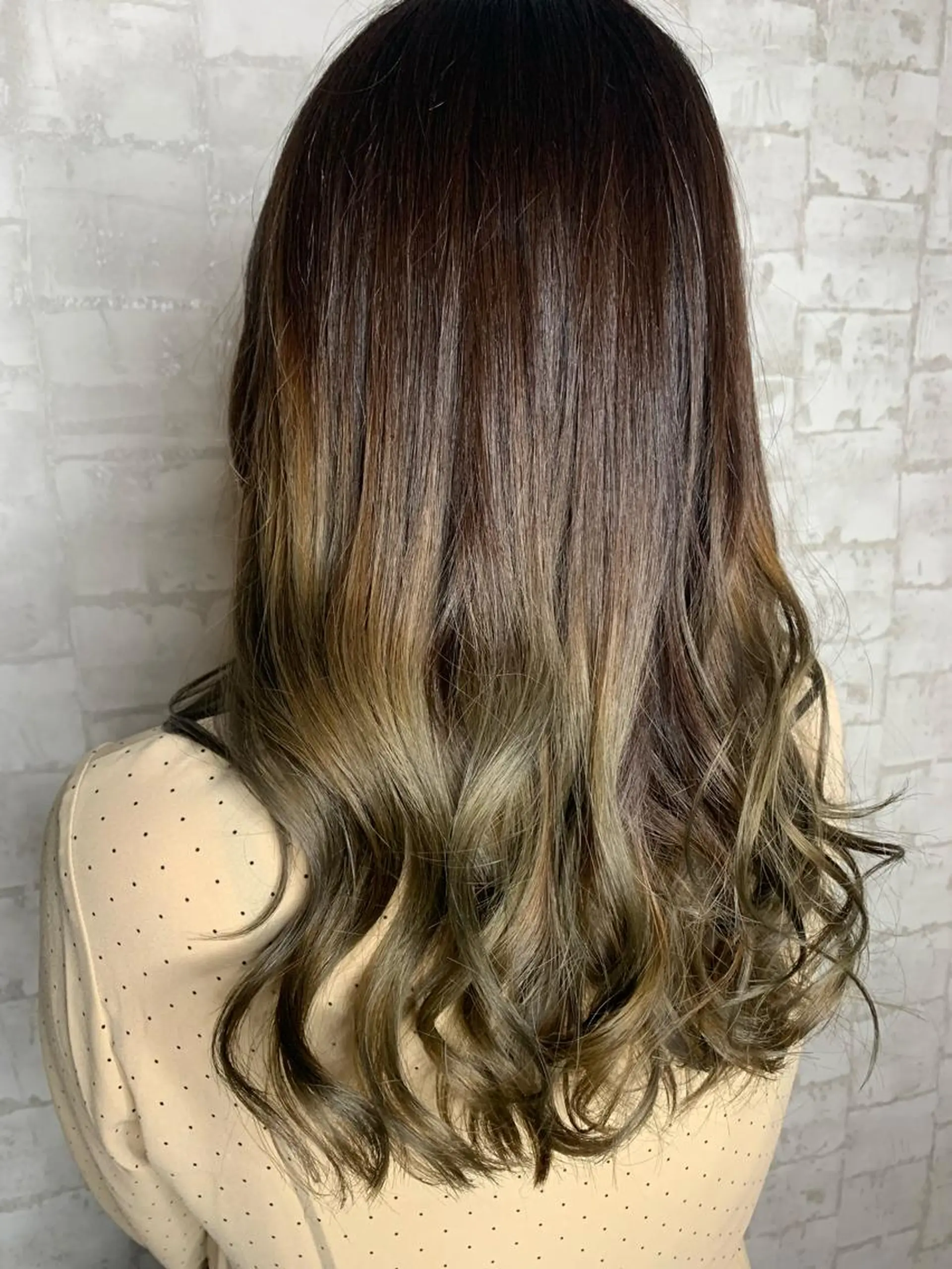 ロング カラー 船津武俊 フナツタケトシのヘアスタイル