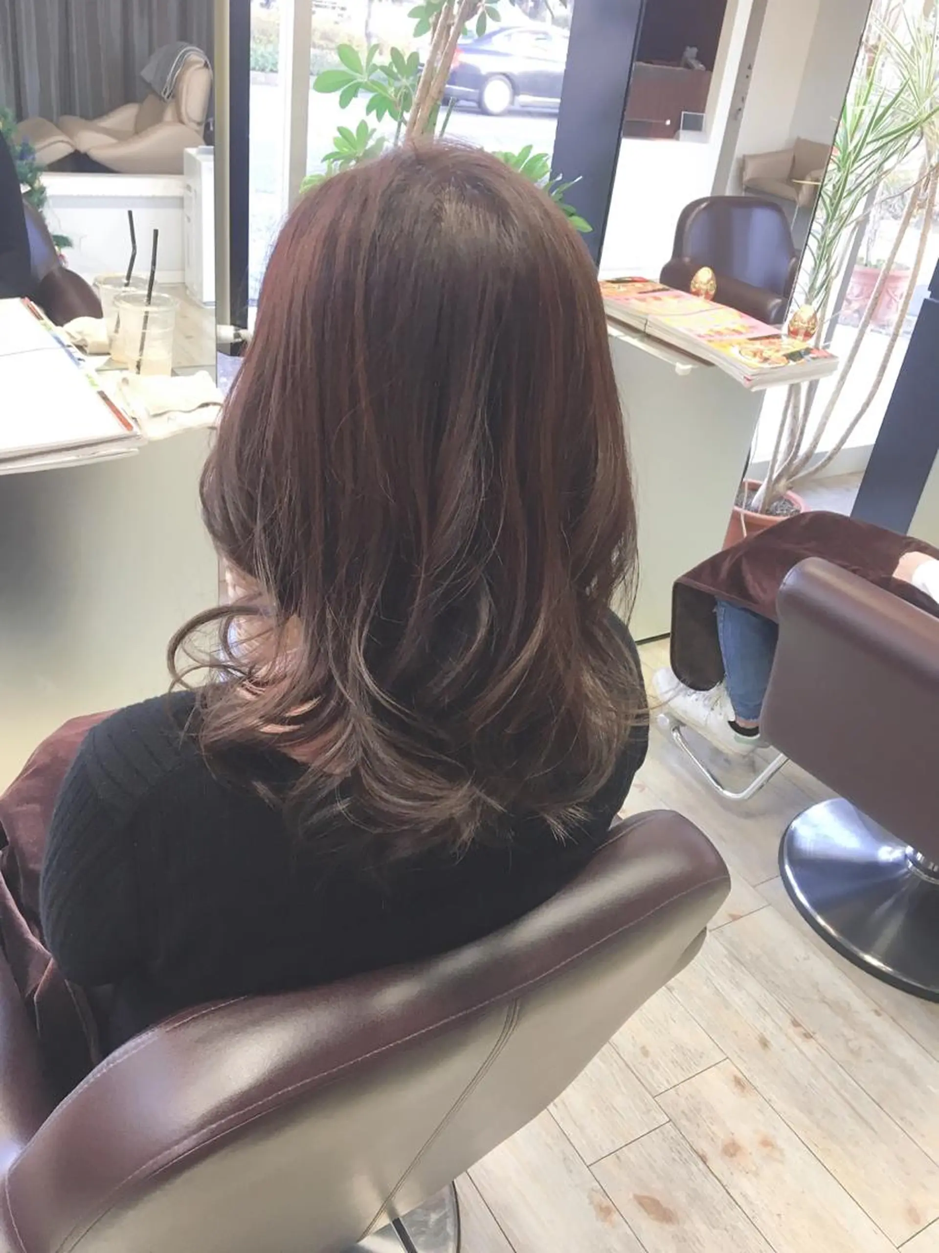 ロング カラー 野崎 勝嗣のヘアスタイル