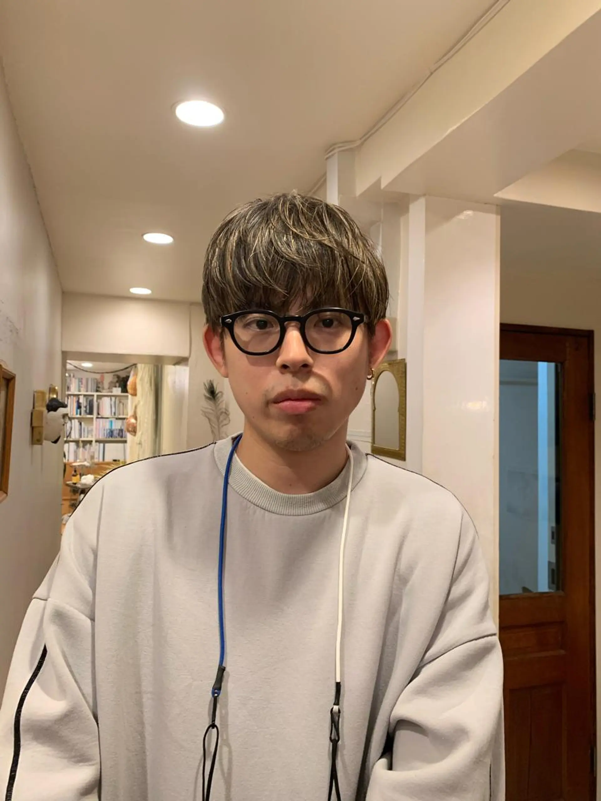 カラー メンズ メンズハイライト ハイライトカラー 村田 陸のヘアスタイル