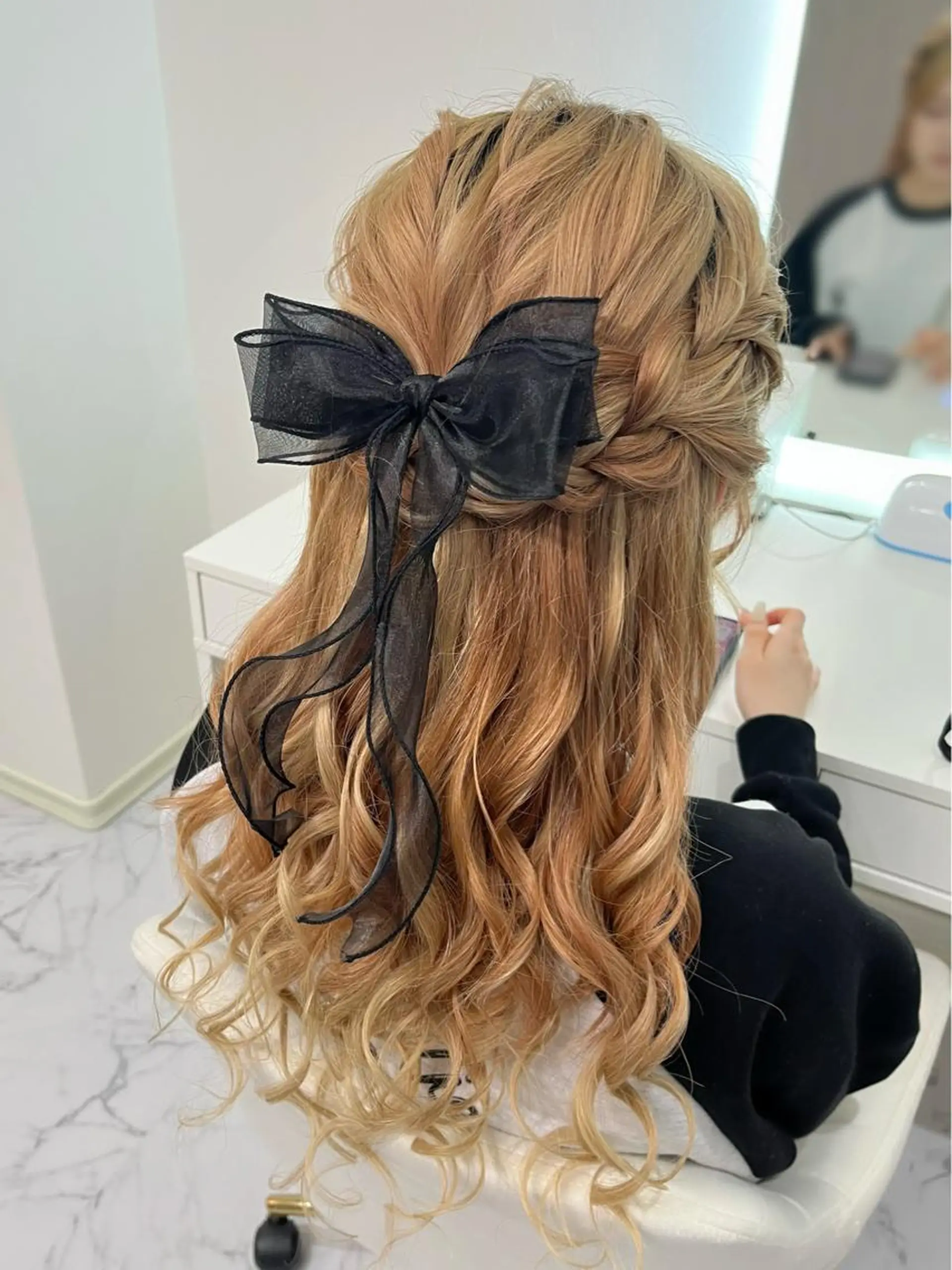 ロング ヘアセット専門店 Rのヘアスタイル