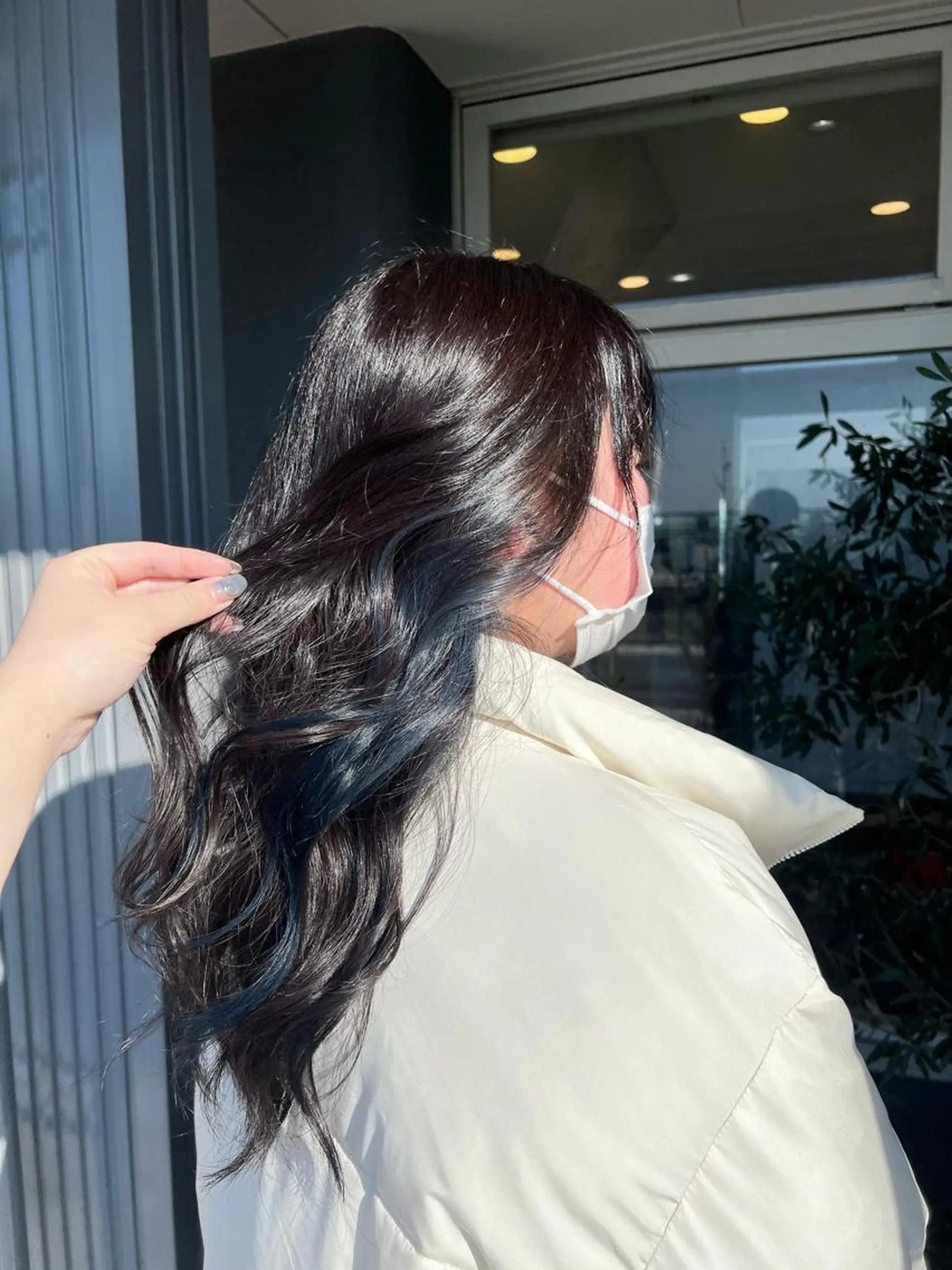 ロング カラー ヘアアレンジ ヘアカラー しんぼや ももかのヘアスタイル