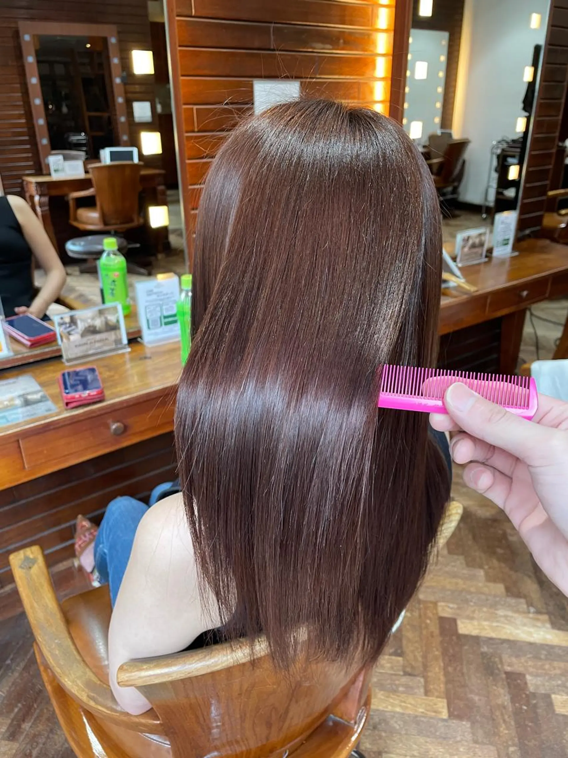 セミロング トリートメント 酸熱トリートメント stylist YUTOのヘアスタイル