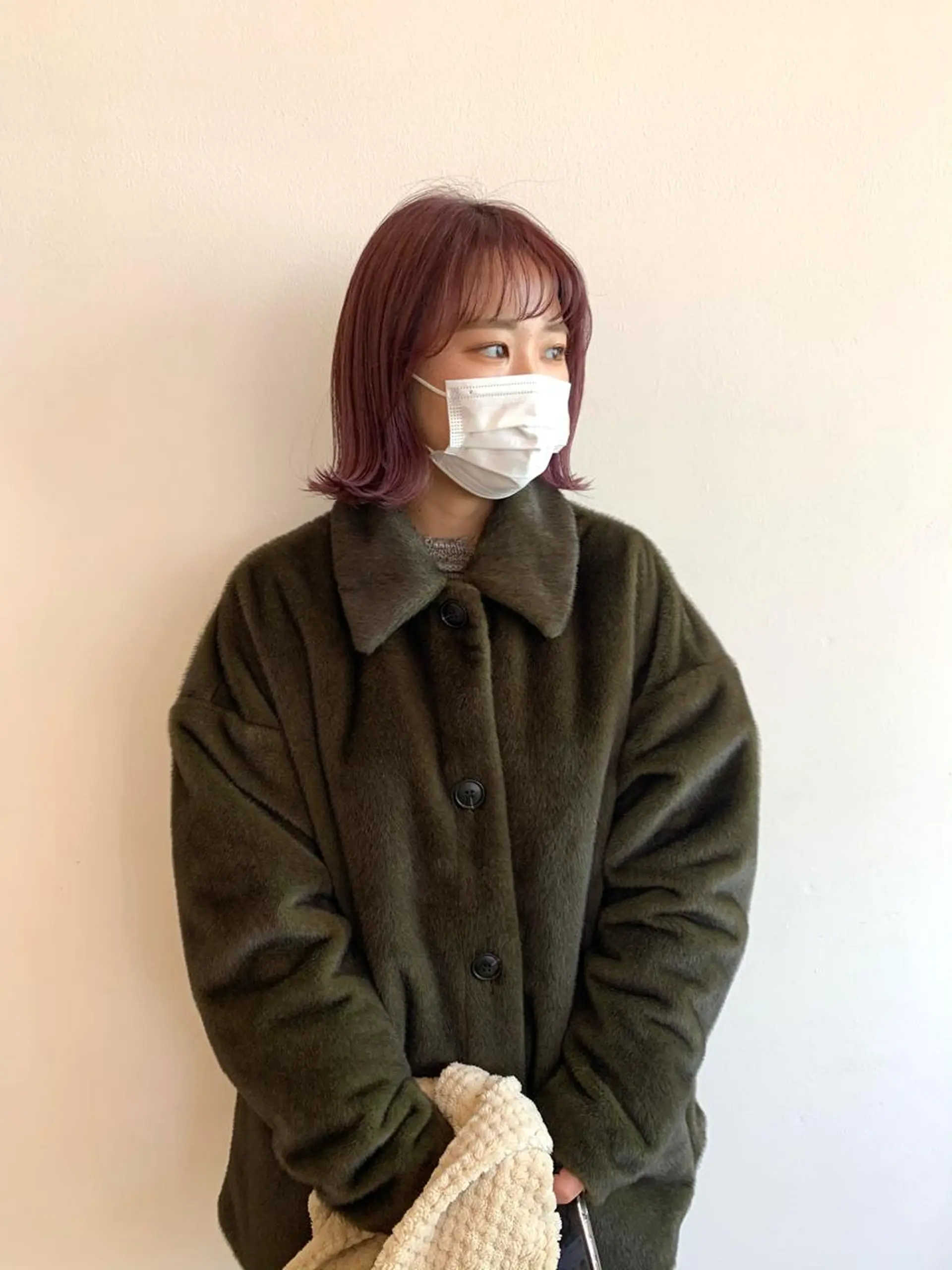 ミディアム カラー 鈴木 まりやのヘアスタイル