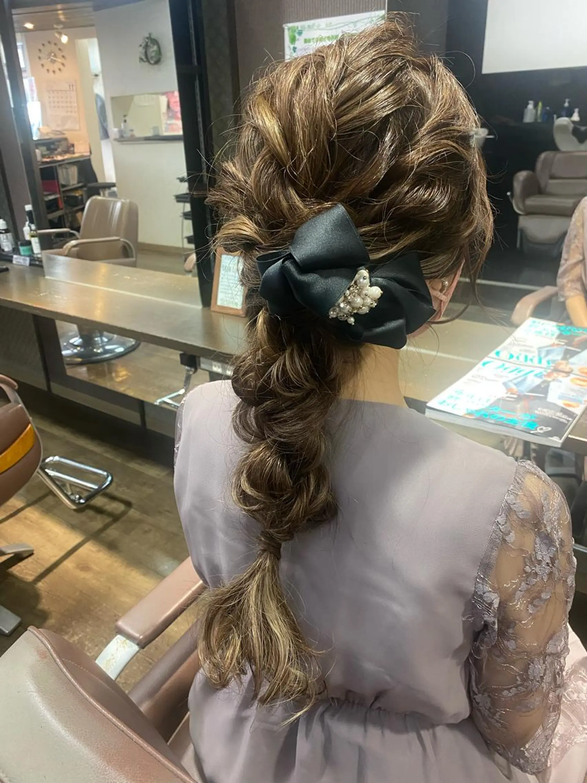 ロング ヘアアレンジ ヘアセット pep所属・pep natsumiのヘアスタイル