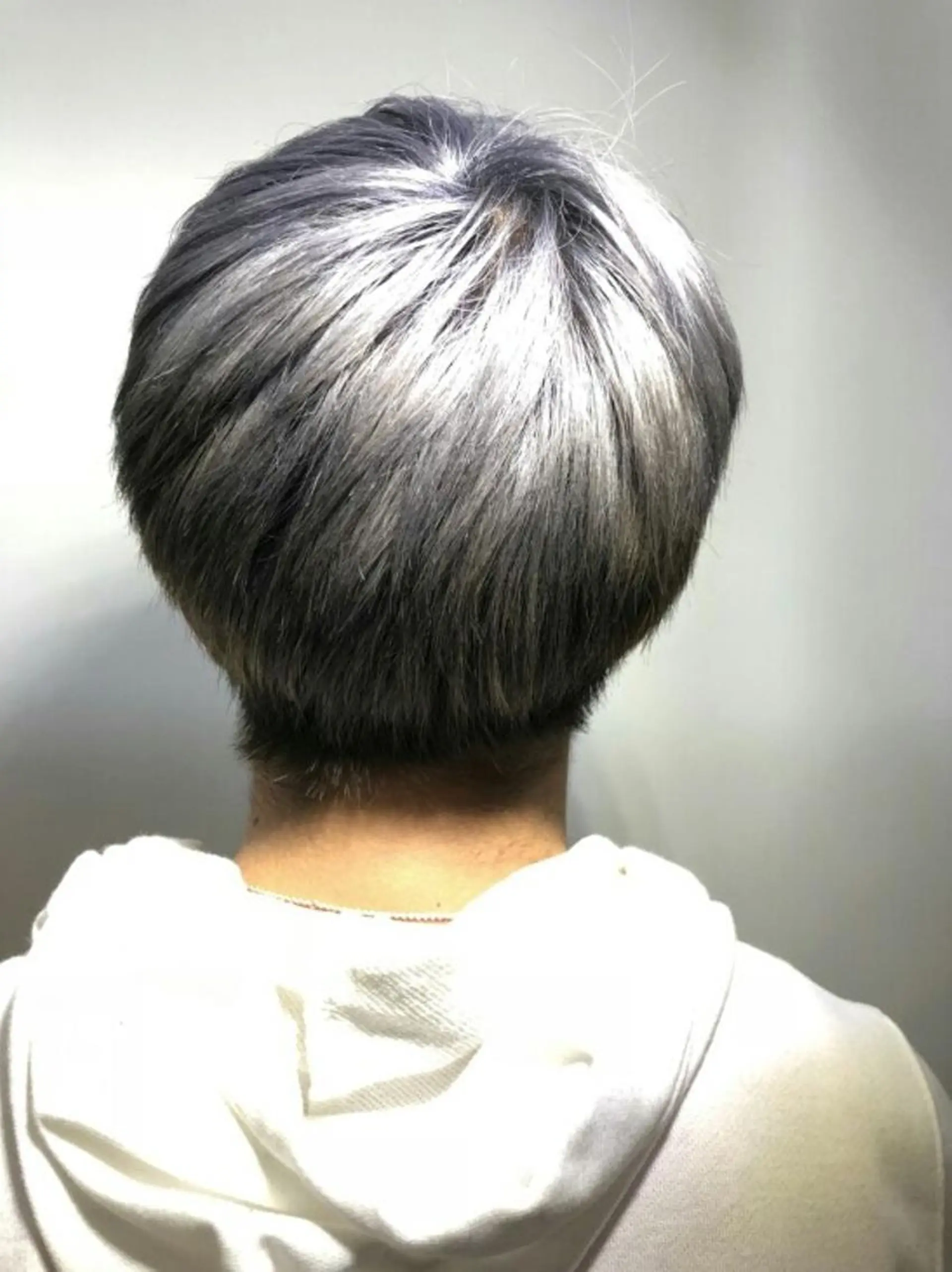 ショート アッシュ レイヤー/エクステ alpha下妻のヘアスタイル