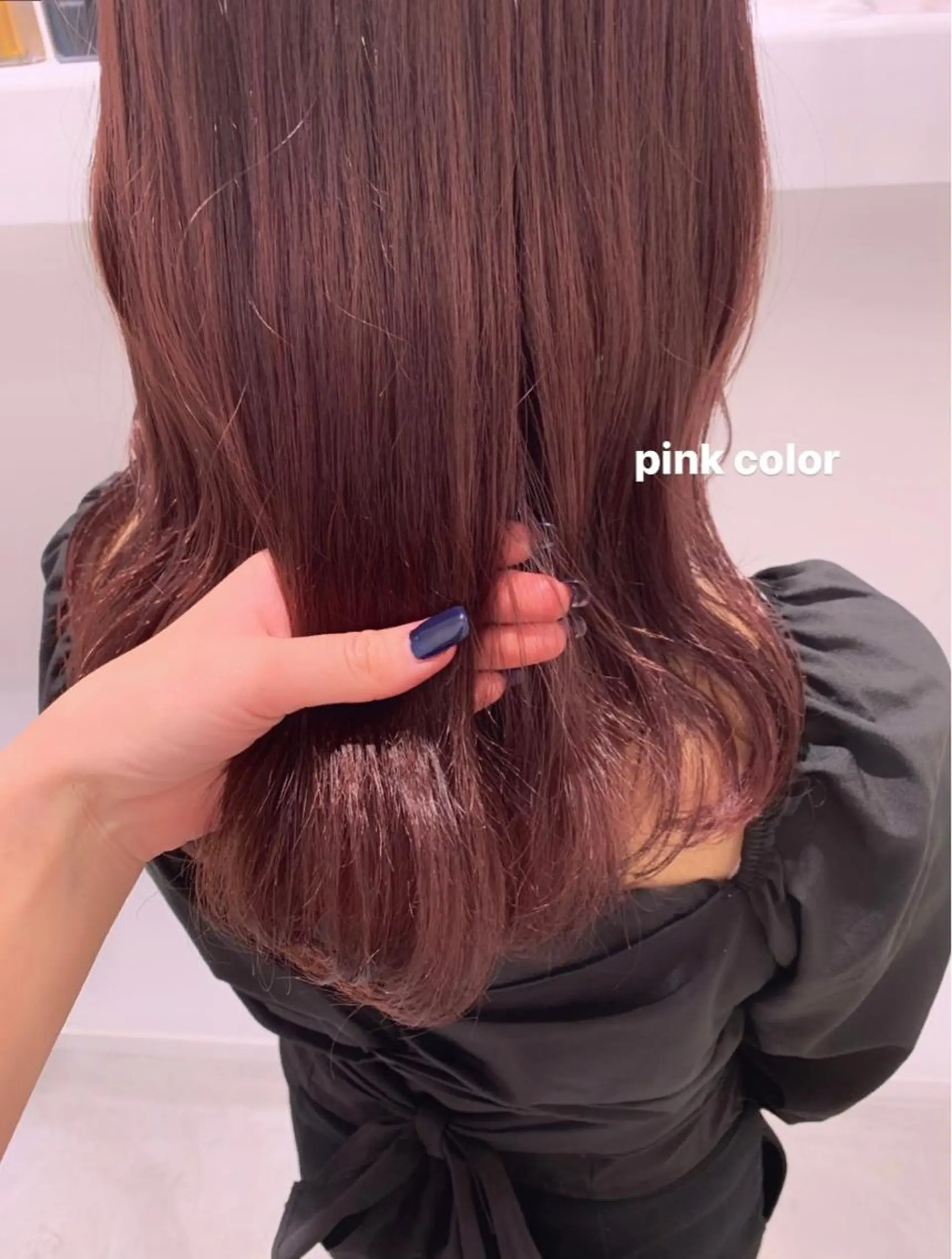 セミロング カラー ブリーチなしWカラー ／レイヤー🎀マリノのヘアスタイル