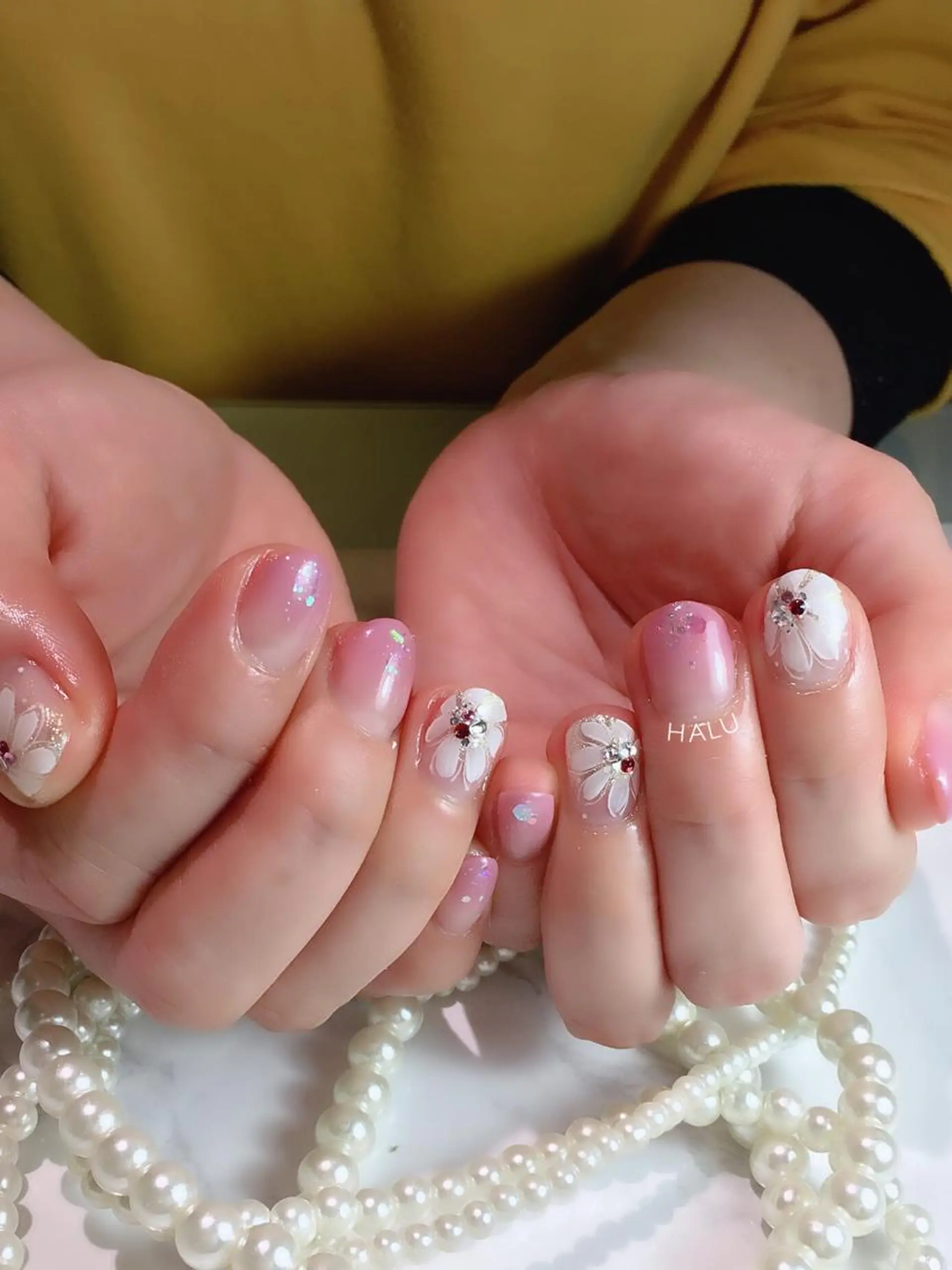 ネイル ガーリー 春ネイル HALU ハルのネイルデザイン