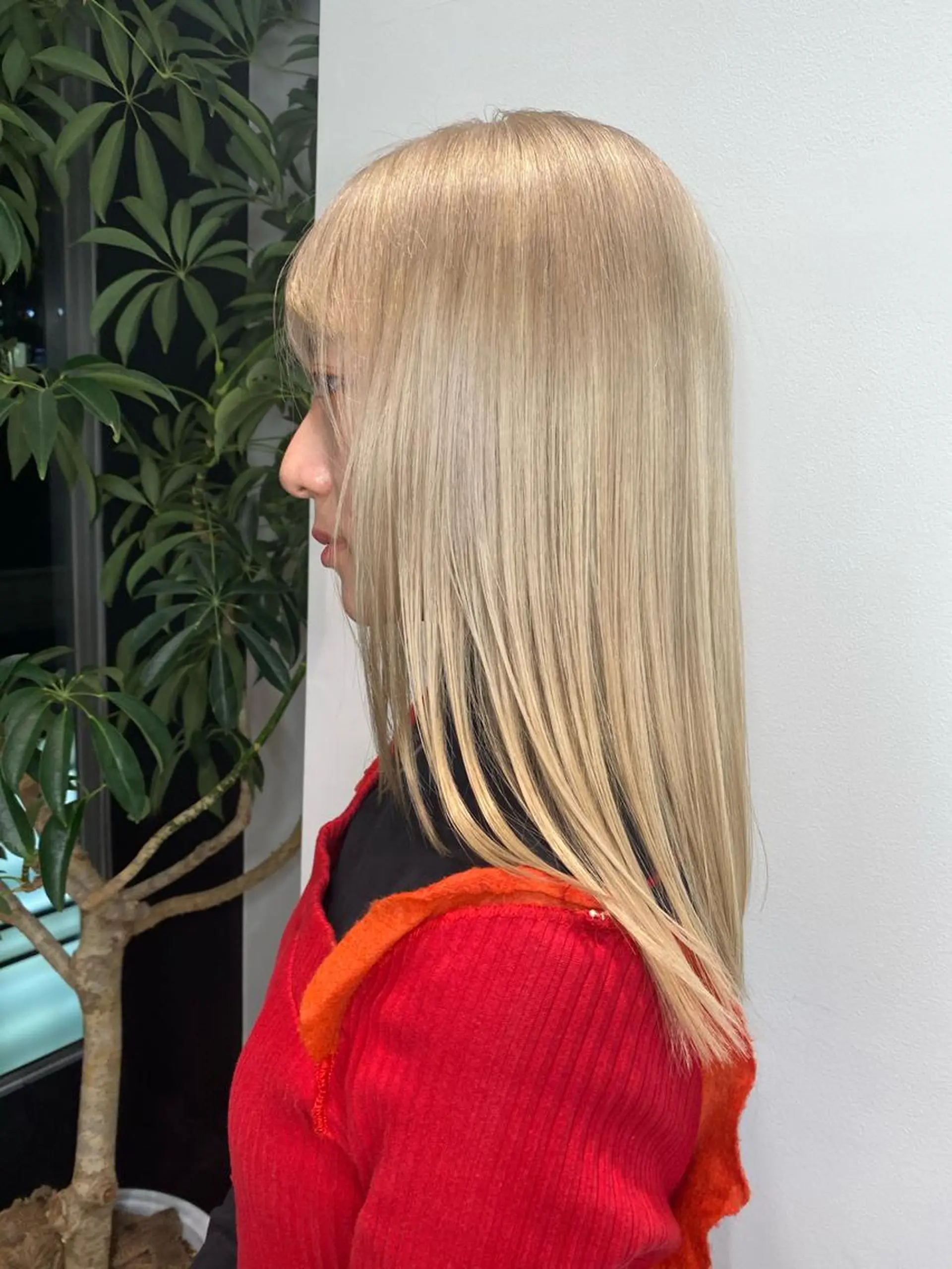 カラー ヘアカラー デザインカラーウルフ 宙也のヘアスタイル