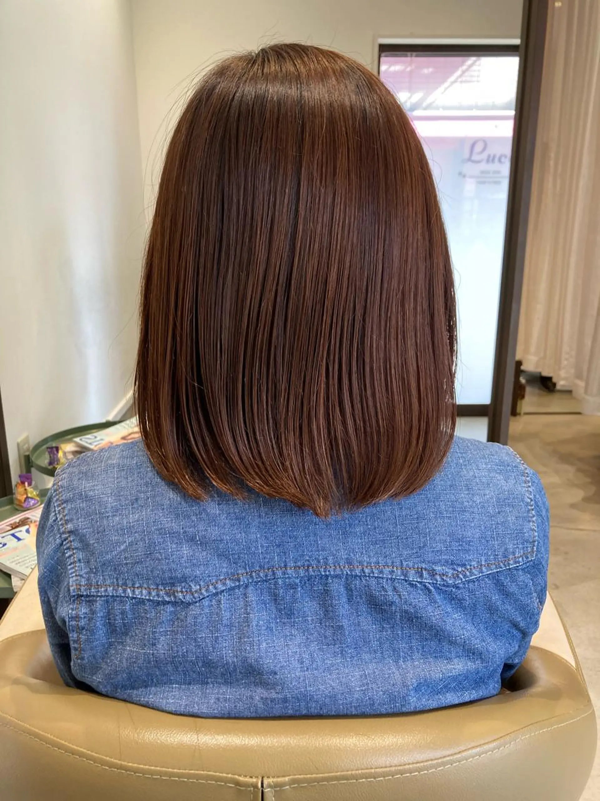 ミディアム 折本 沙織のヘアスタイル