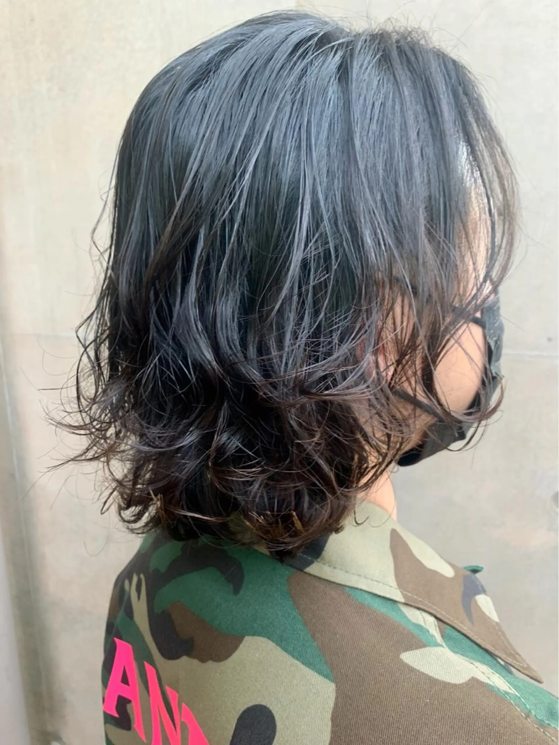 ミディアム パーマ メンズ カット パーマ Ash 中岡ゆうたのヘアスタイル