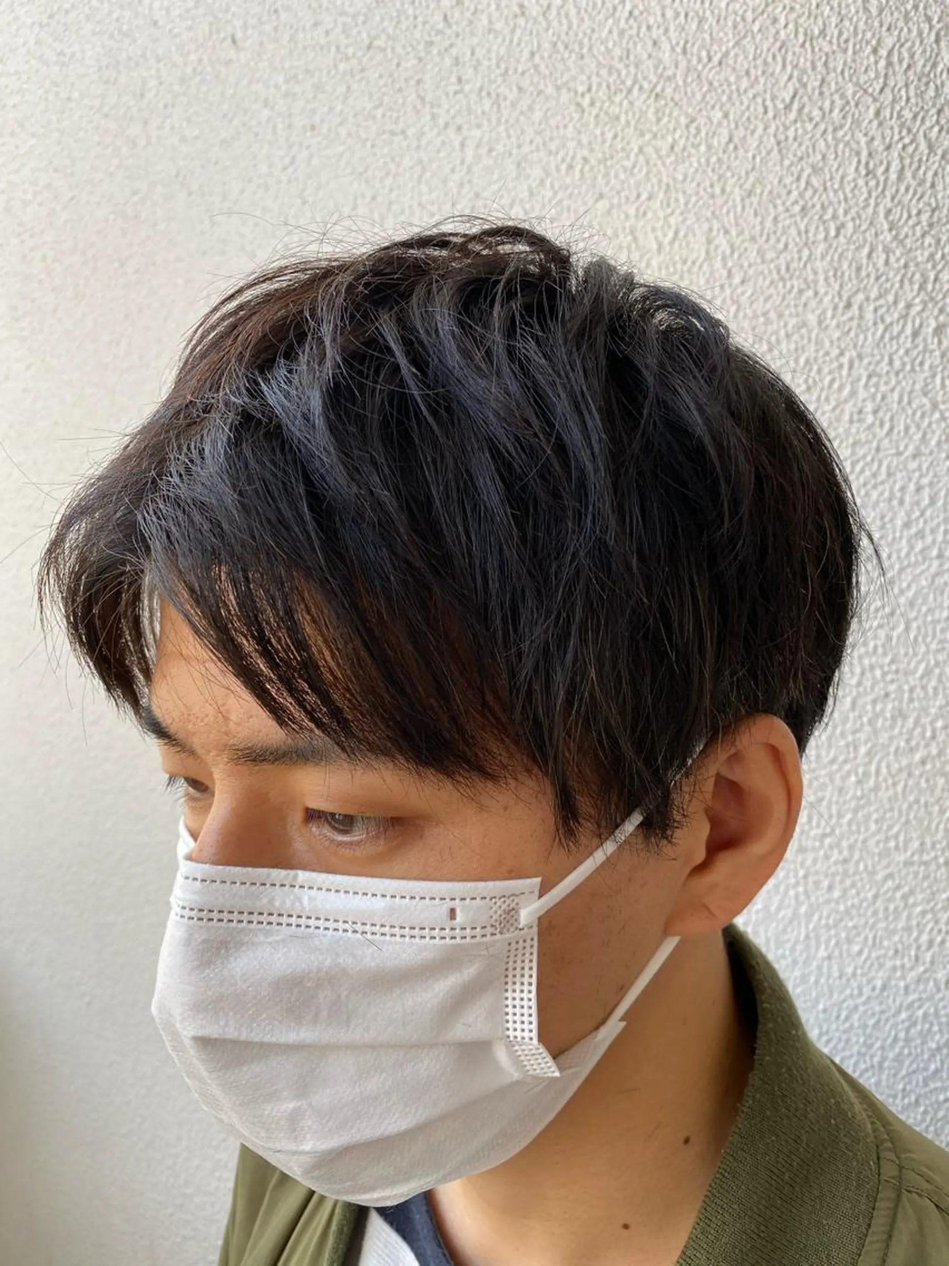 ショート メンズ センターパート 柳澤 和也のヘアスタイル