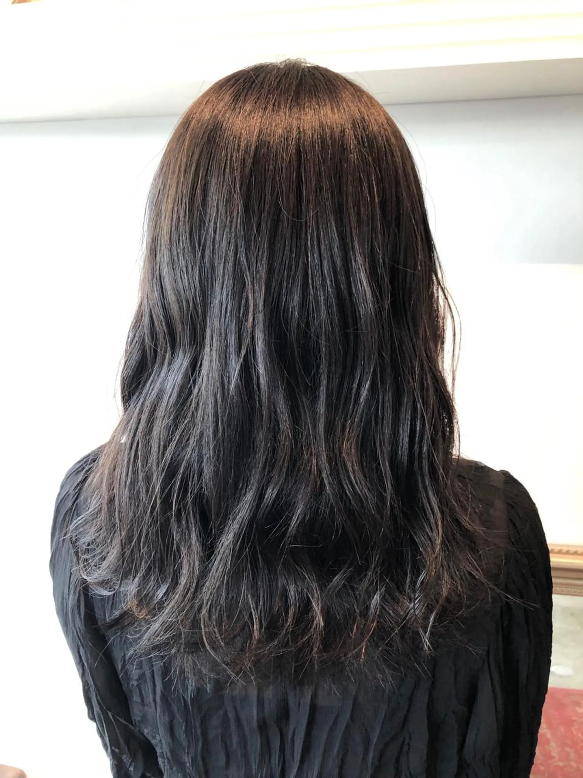 ミディアム カラー ダークグレー 💐パーソナルカラー /市橋加菜💐のヘアスタイル