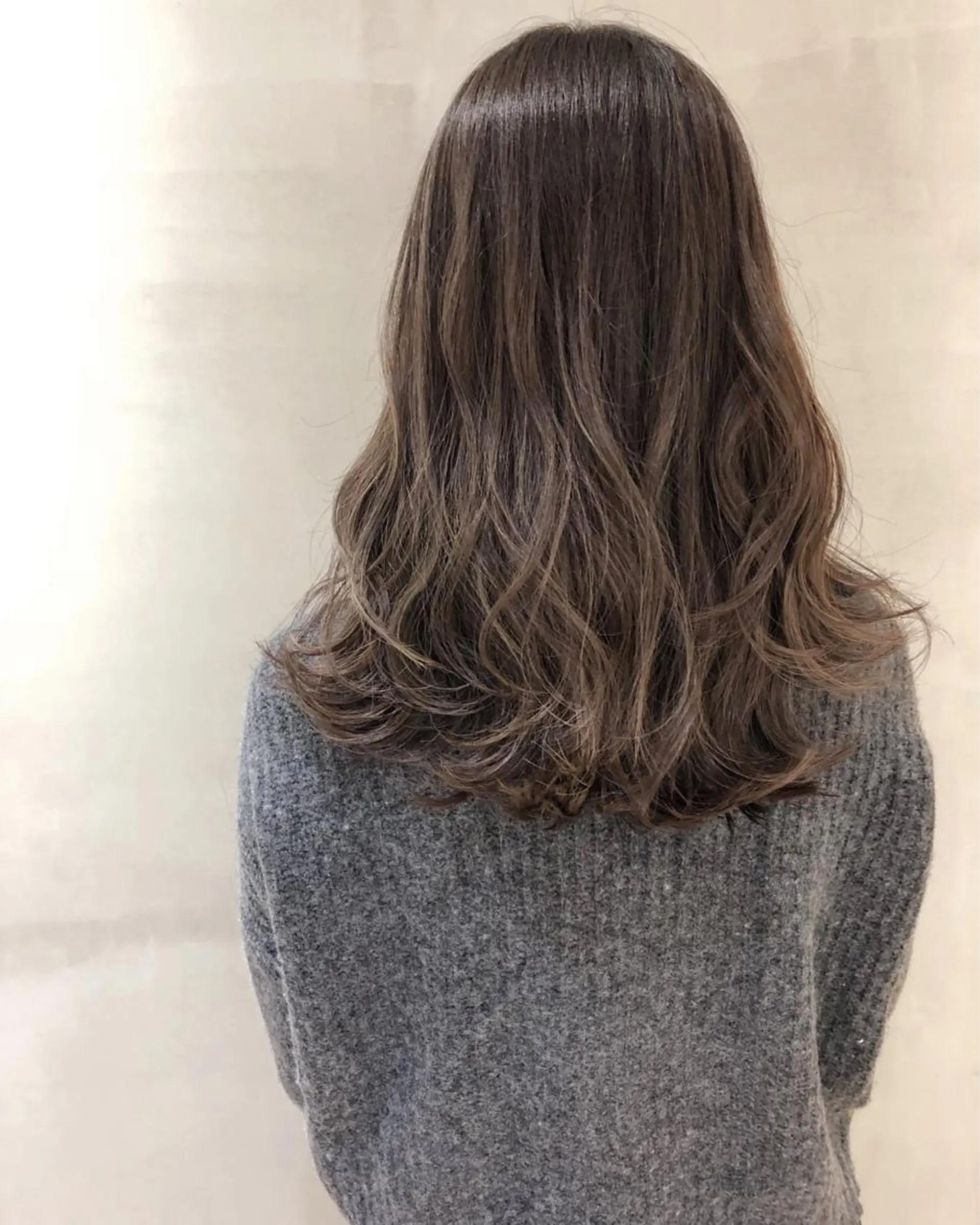 セミロング ハイライト ボブ/レイヤー 🌟梅田盛一🌟のヘアスタイル