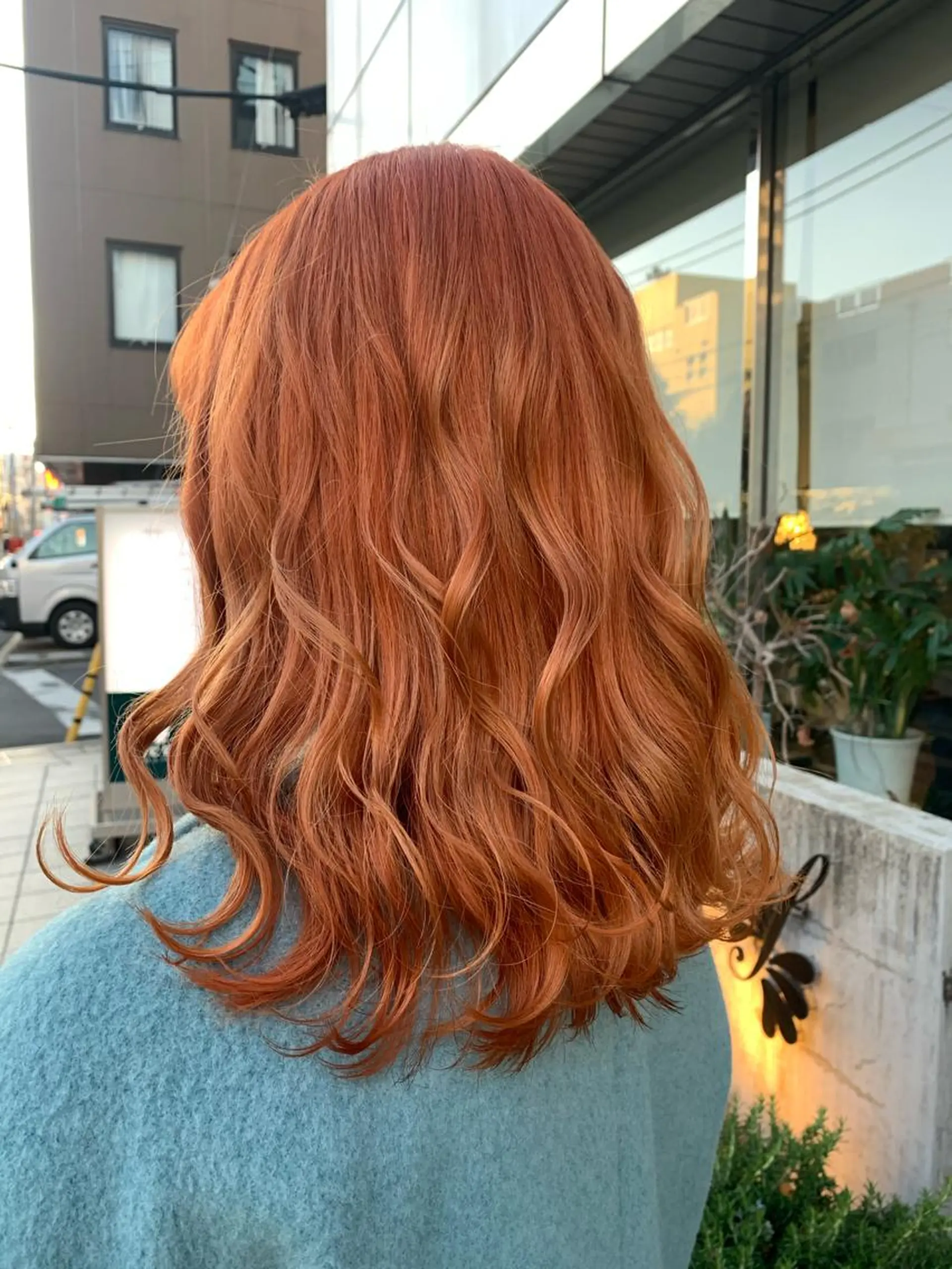 セミロング カラー ヘアアレンジ ecru🕊️堀内 眞帆のヘアスタイル