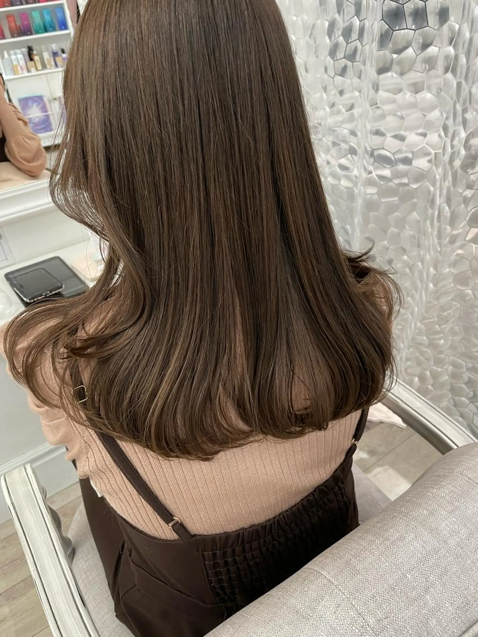 セミロング カラー HARUKA韓国ヘア /Luana梅田のヘアスタイル