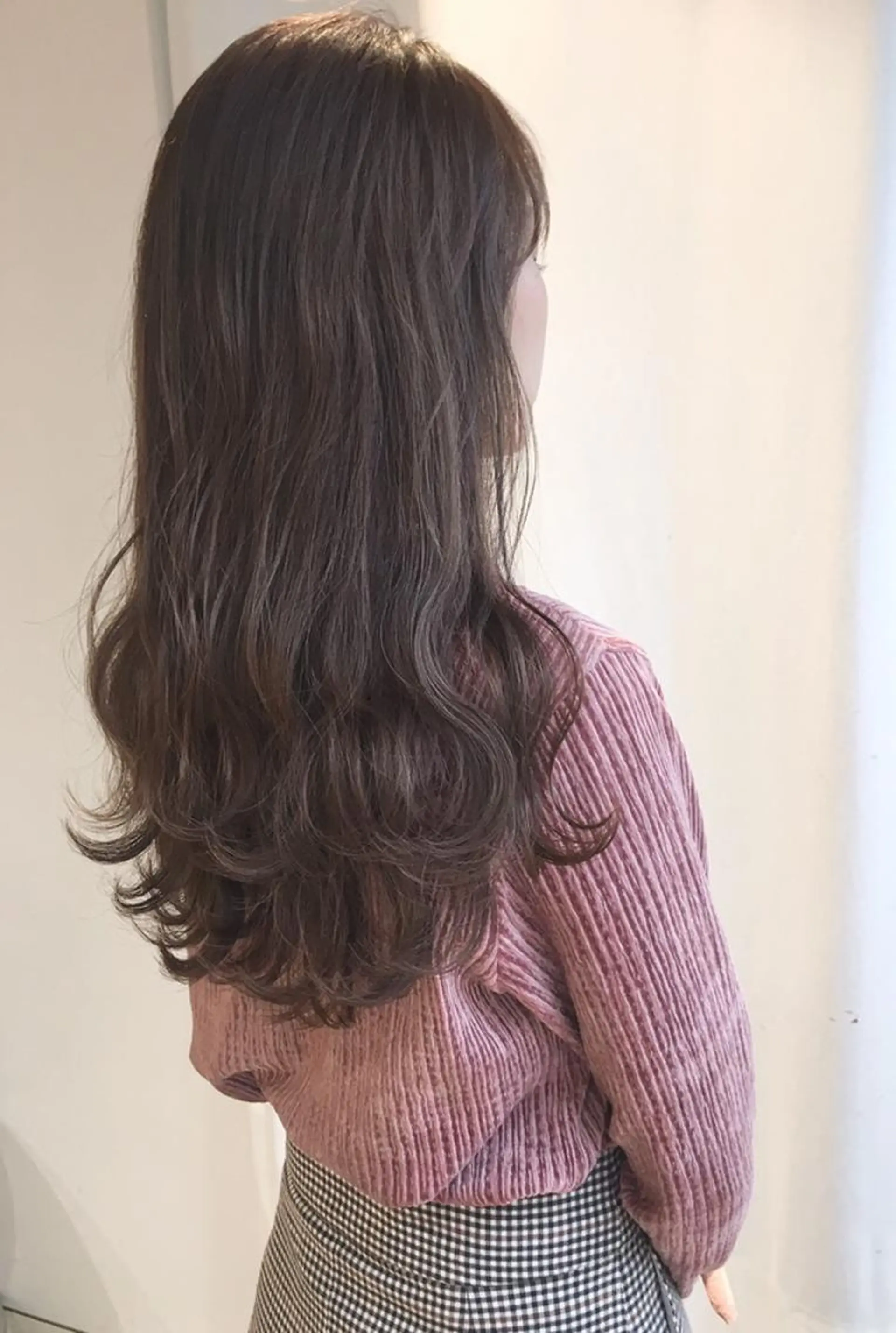 セミロング ショートボブ ボブ ハイライト 外ハネヘア メンズツイスパ ショートフクヤマシンのヘアスタイル