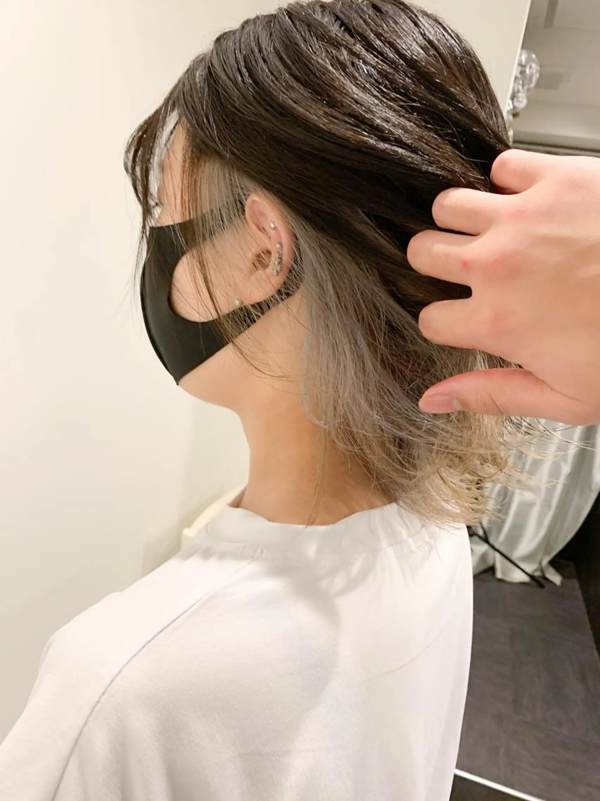 ミディアム 新宿/ 田口雄大のヘアスタイル