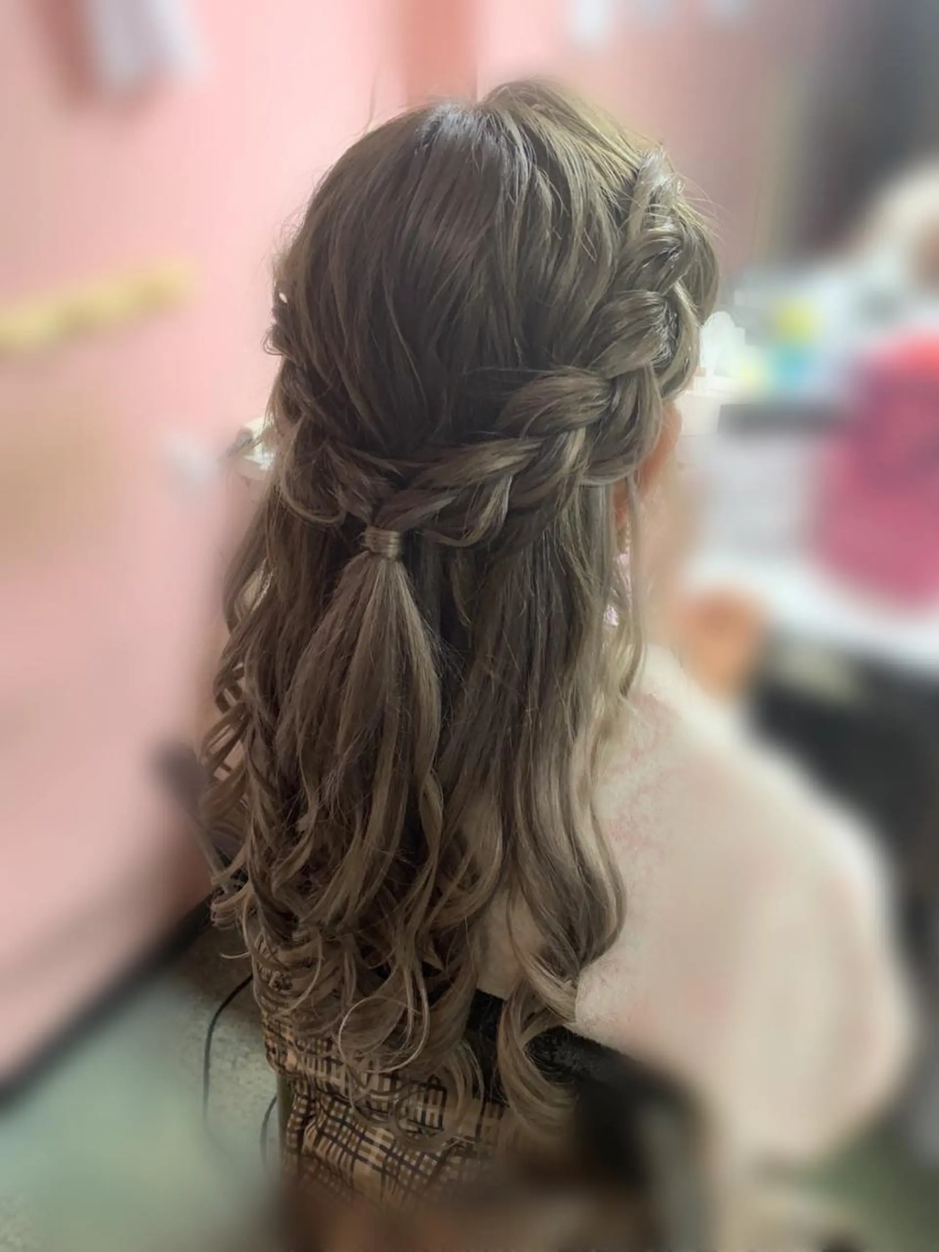 ヘアアレンジ ハーフアップ RICO /ヘアセット・まつげのマツエク・マツパデザイン