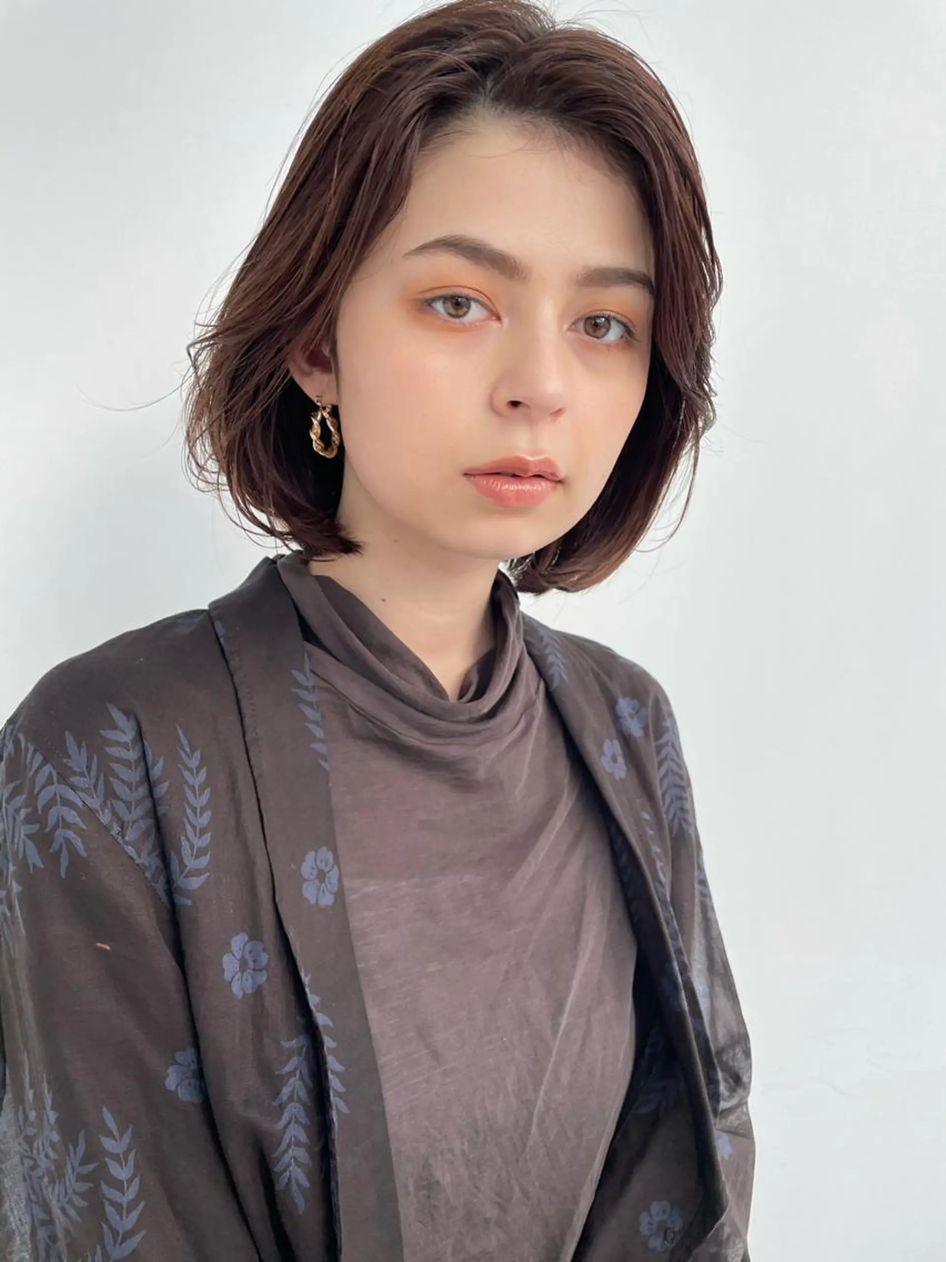 ミディアム カラー パーマ 💖美髪矯正💖 辻未侑のヘアスタイル