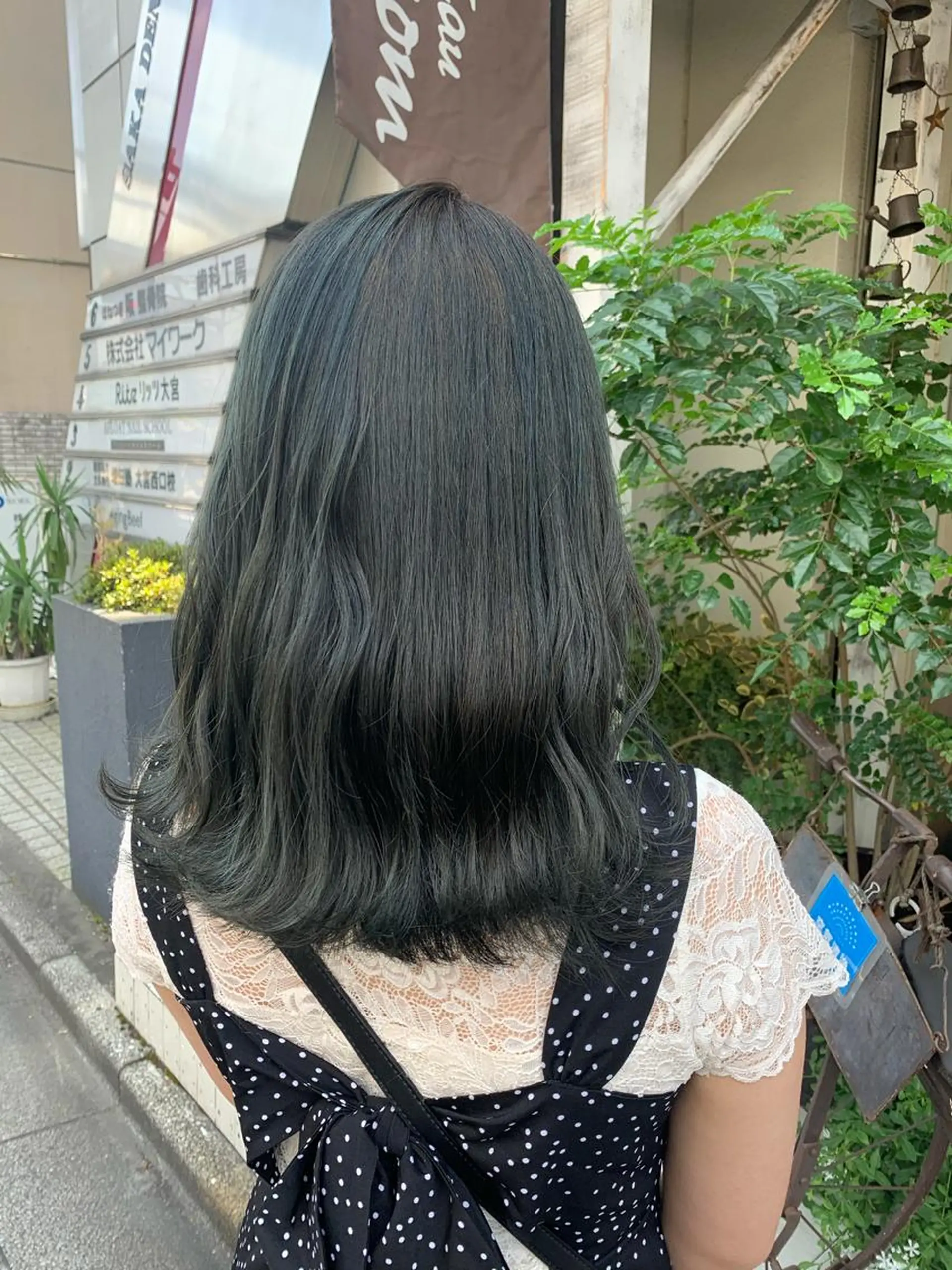 セミロング カラー 【完全個室】髪質改善 暖色カラー/山崎唯奈のヘアスタイル