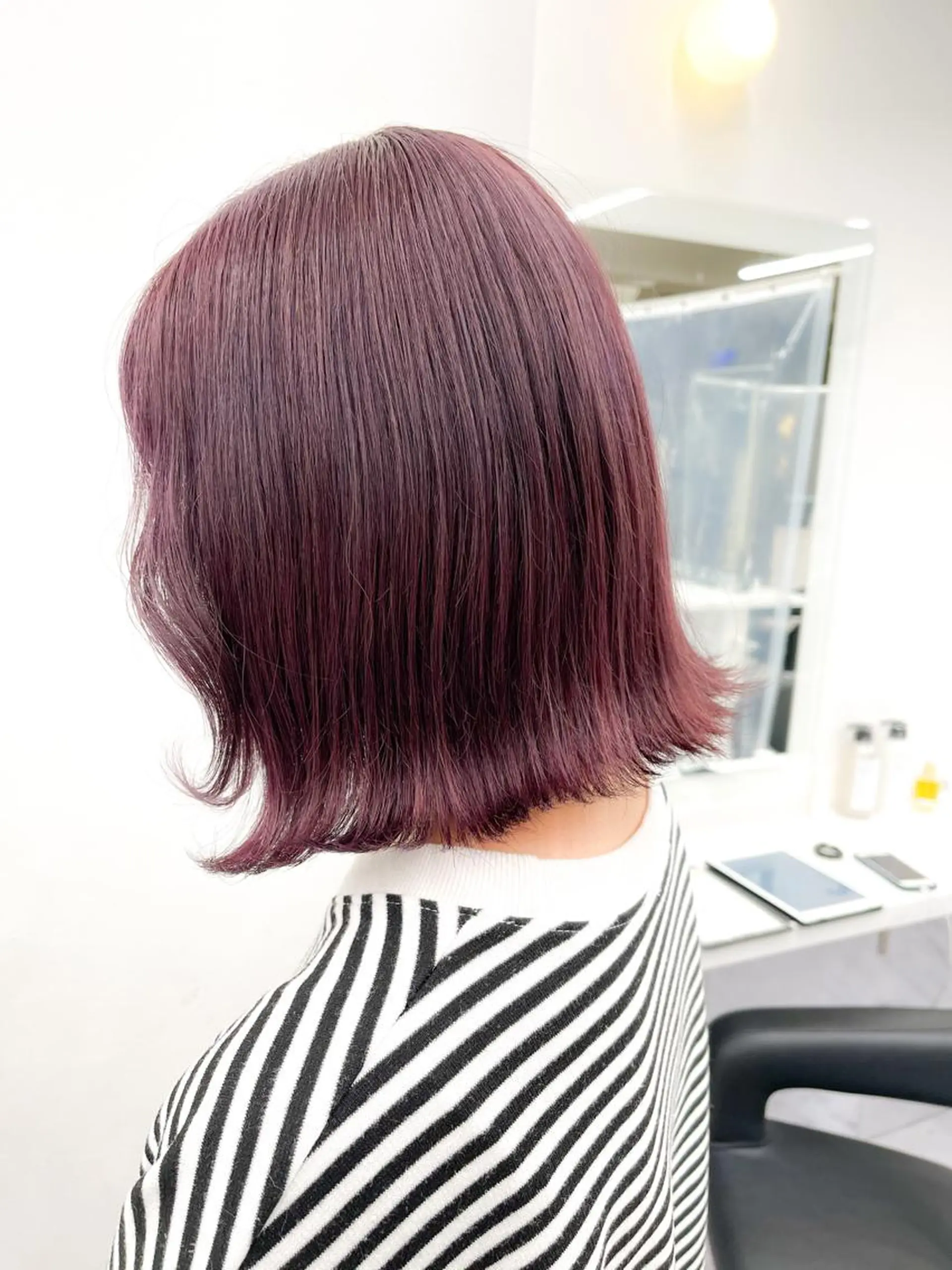 カラー ヘアカラー トリートメント ハイトーン×レイヤー カットTAKUMIのヘアスタイル