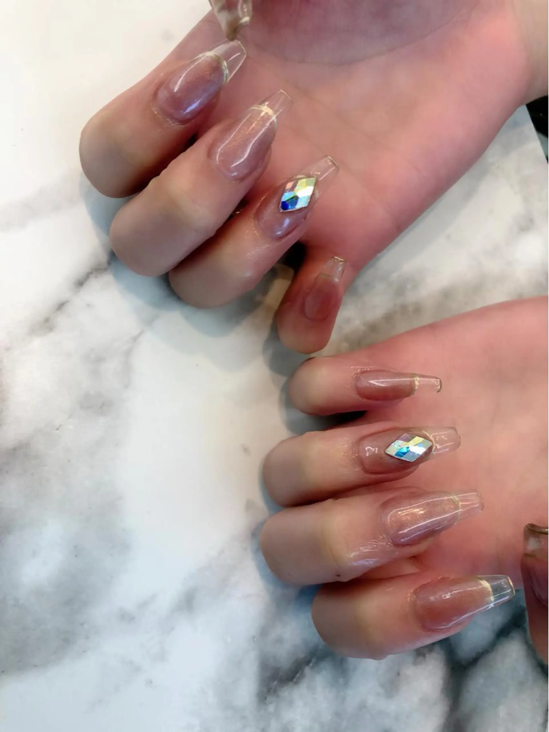 ロング ネイル Nail &eye TROISのネイルデザイン