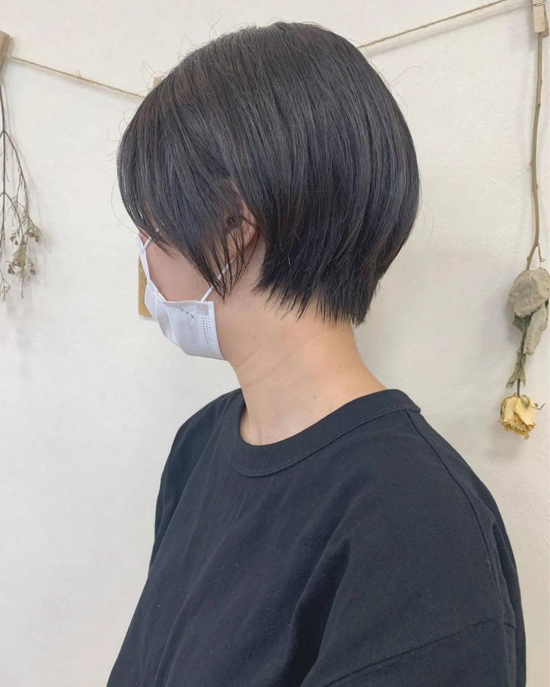 ショート 切りっぱなしボブ ショートボブ ハンサムショート 丸みショート ボブ カット トリートメント 初めてのショート お任せください✂️のヘアスタイル